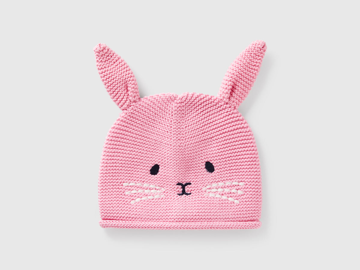 Cappellino tricot con applicazioni