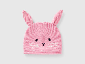 Cappellino tricot con applicazioni