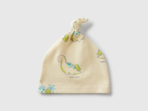 Cappellino stampato con nodino