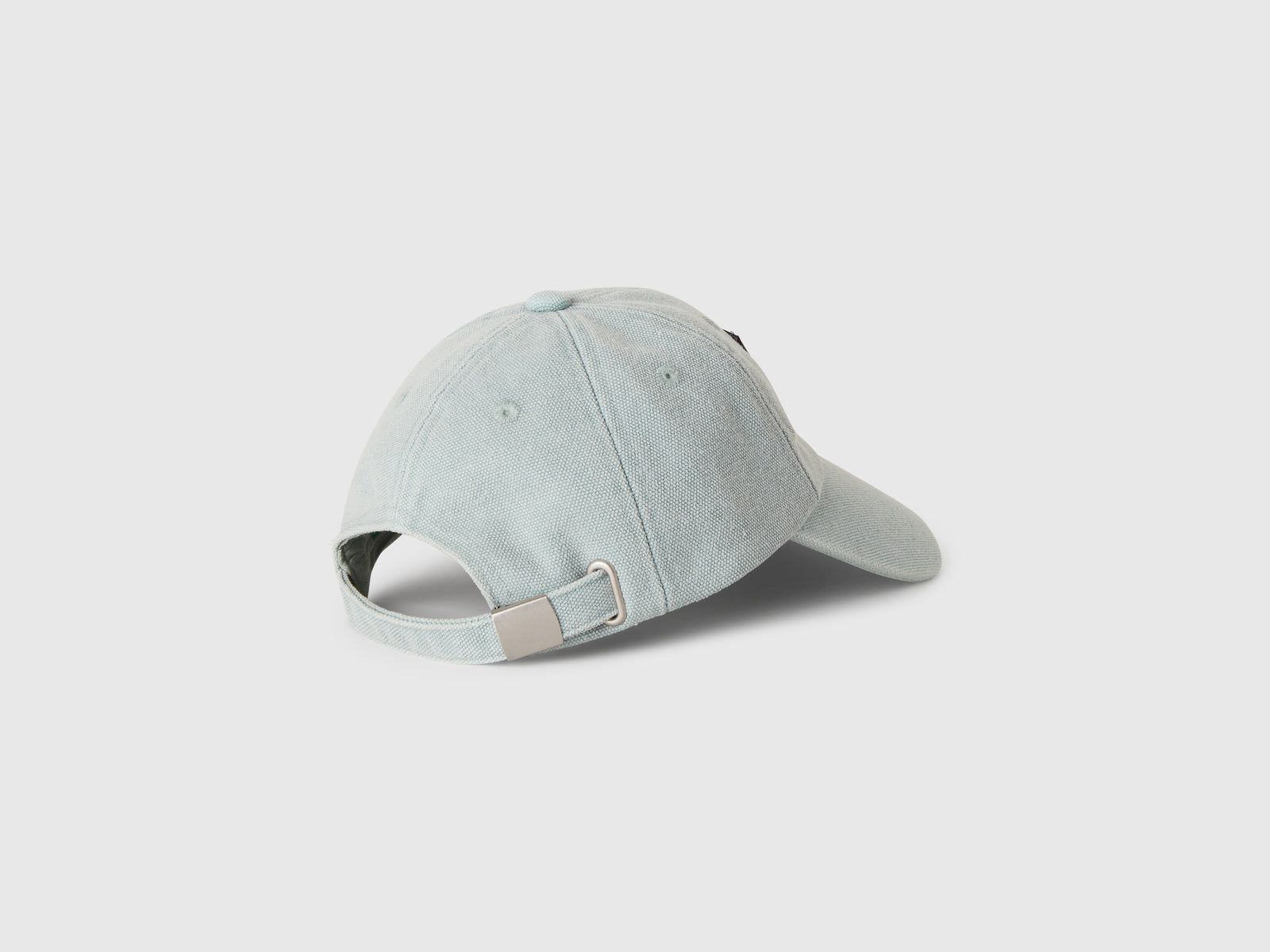 Cappello baseball con patch logo da bambino verde acqua 2 | Benetton Outlet