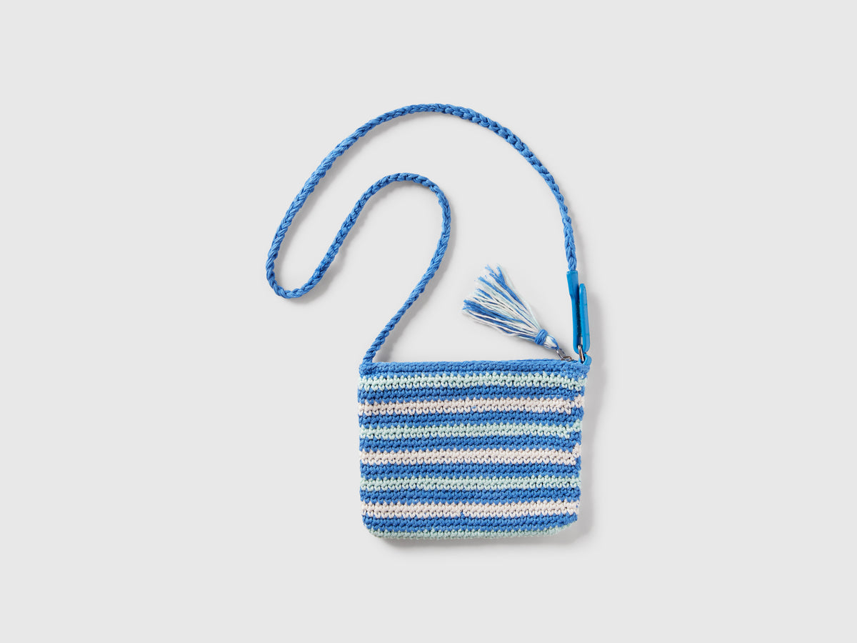 Borsa crochet con nappine