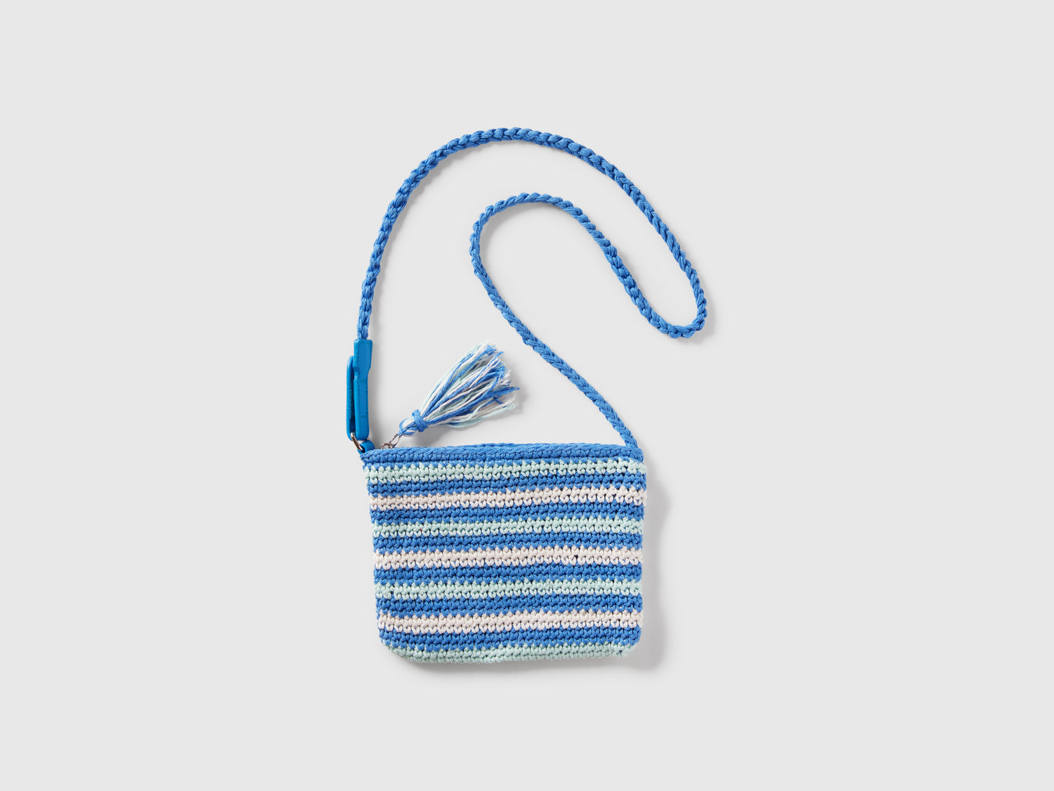 Borsa crochet con nappine da bimba multi-color | Benetton Outlet