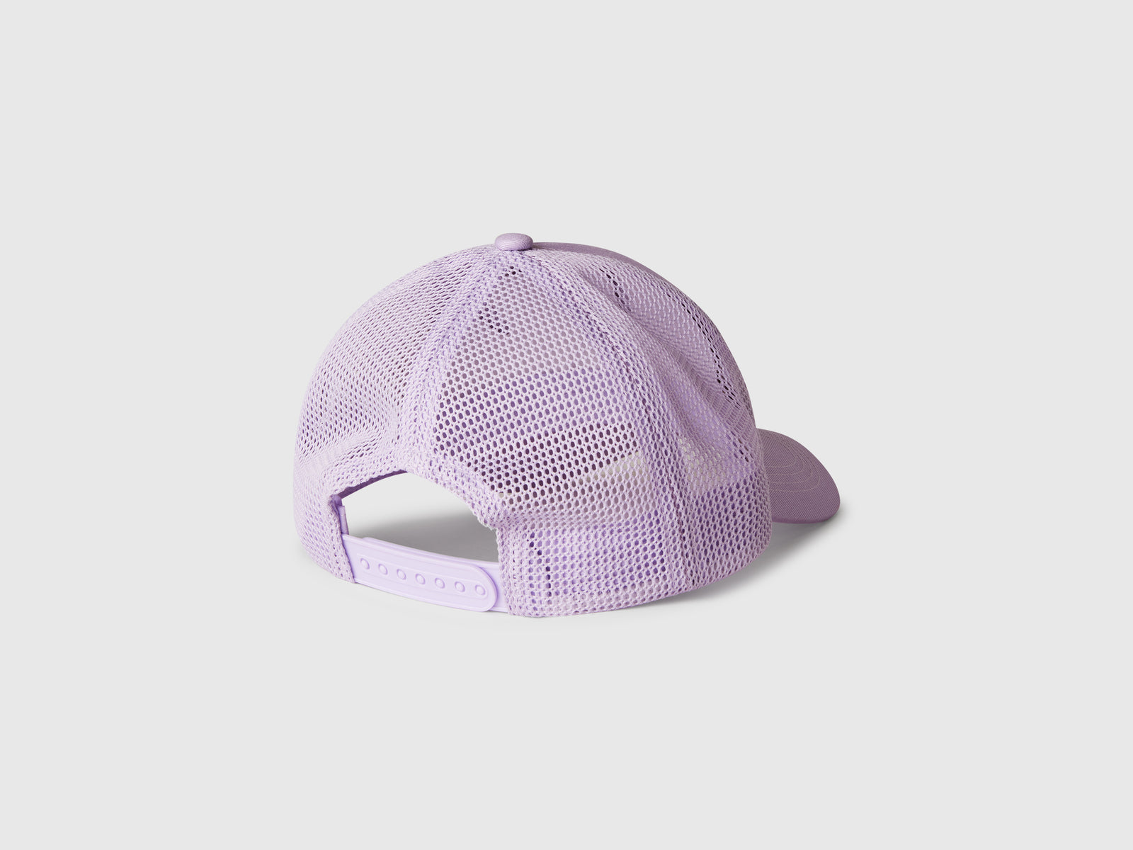 Cappello baseball in cotone e mesh da bambino lilla 2 | Benetton Outlet