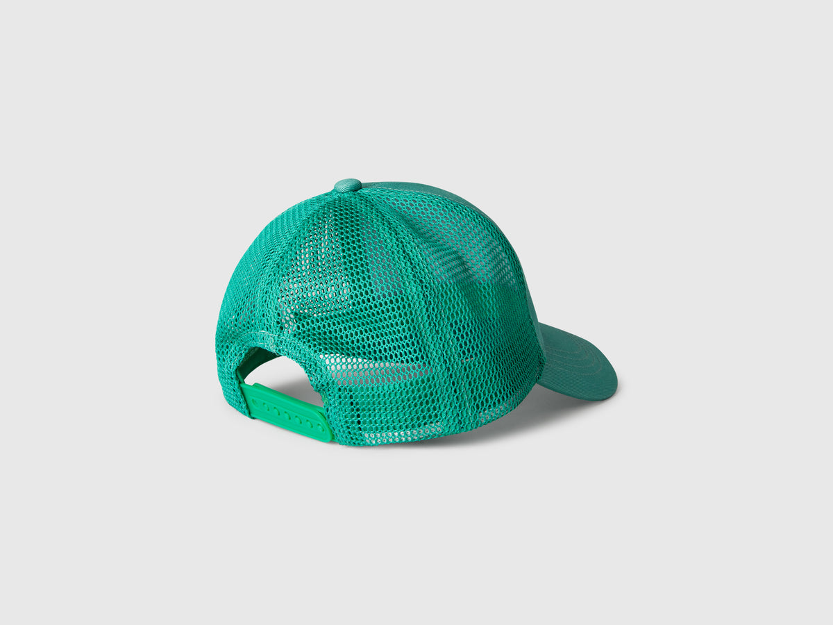 Cappello baseball in cotone e mesh