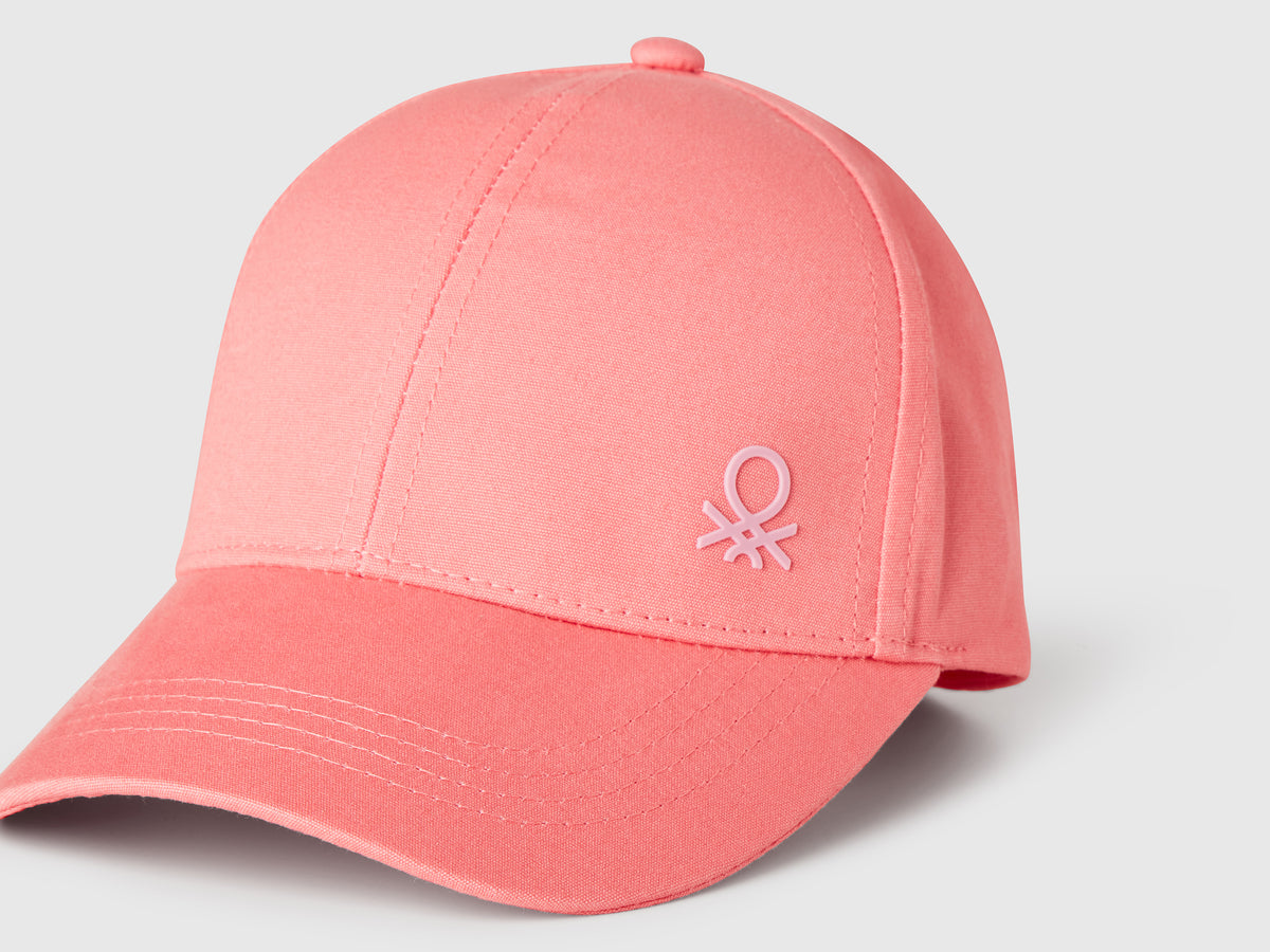 Cappellino in cotone con logo