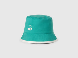 Cappello reversibile con stampa tropicale