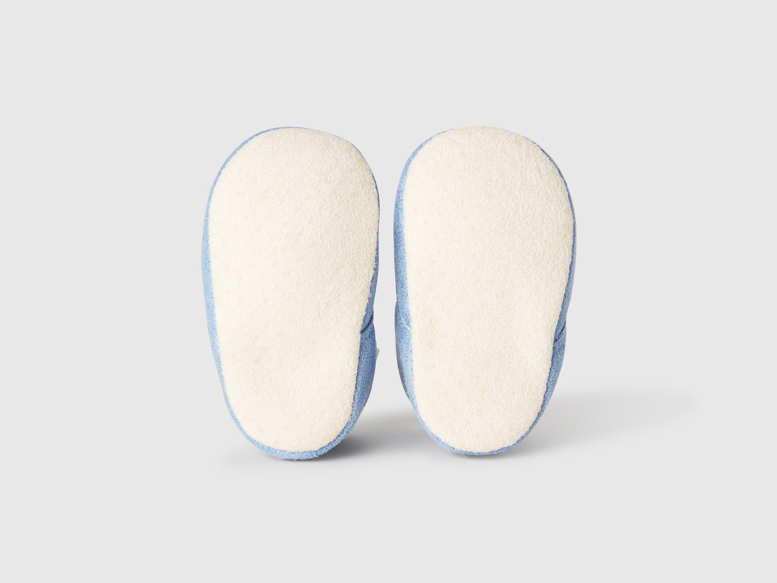Scarpine effetto scamosciato da neonato celeste 2 | Benetton Outlet