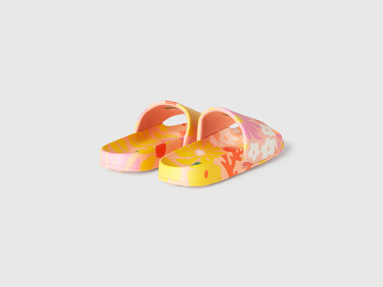 Ciabatte con stampa floreale da bambino multi-color 2 | Benetton Outlet