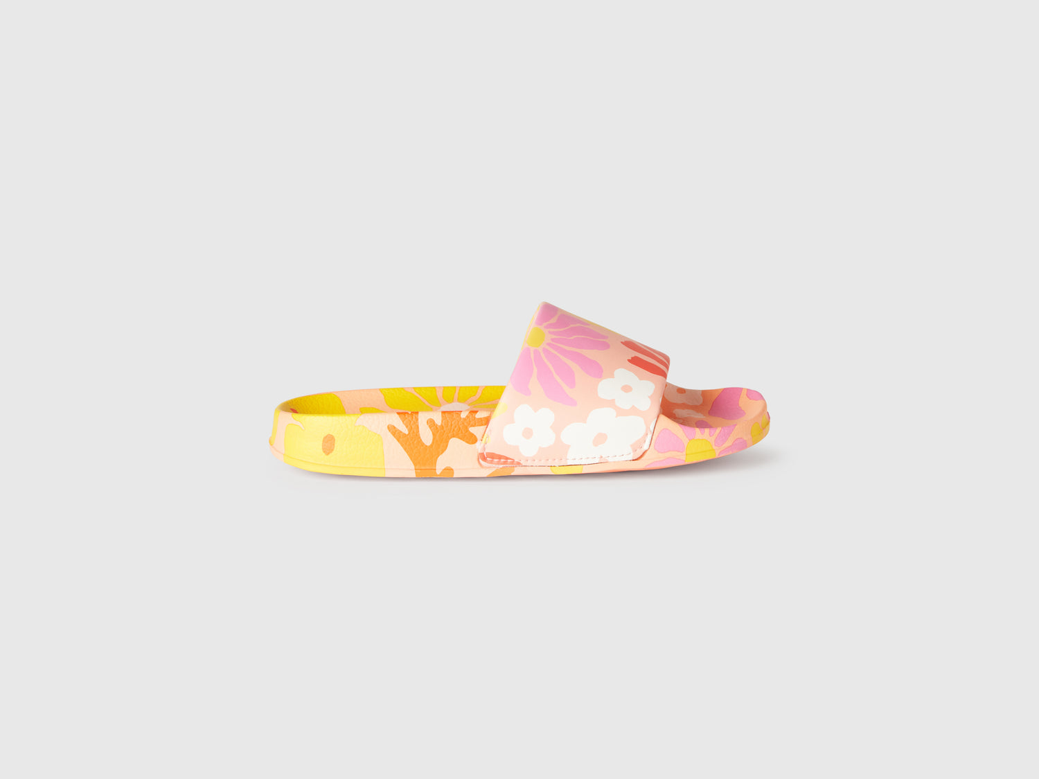 Ciabatte con stampa floreale da bambino multi-color | Benetton Outlet