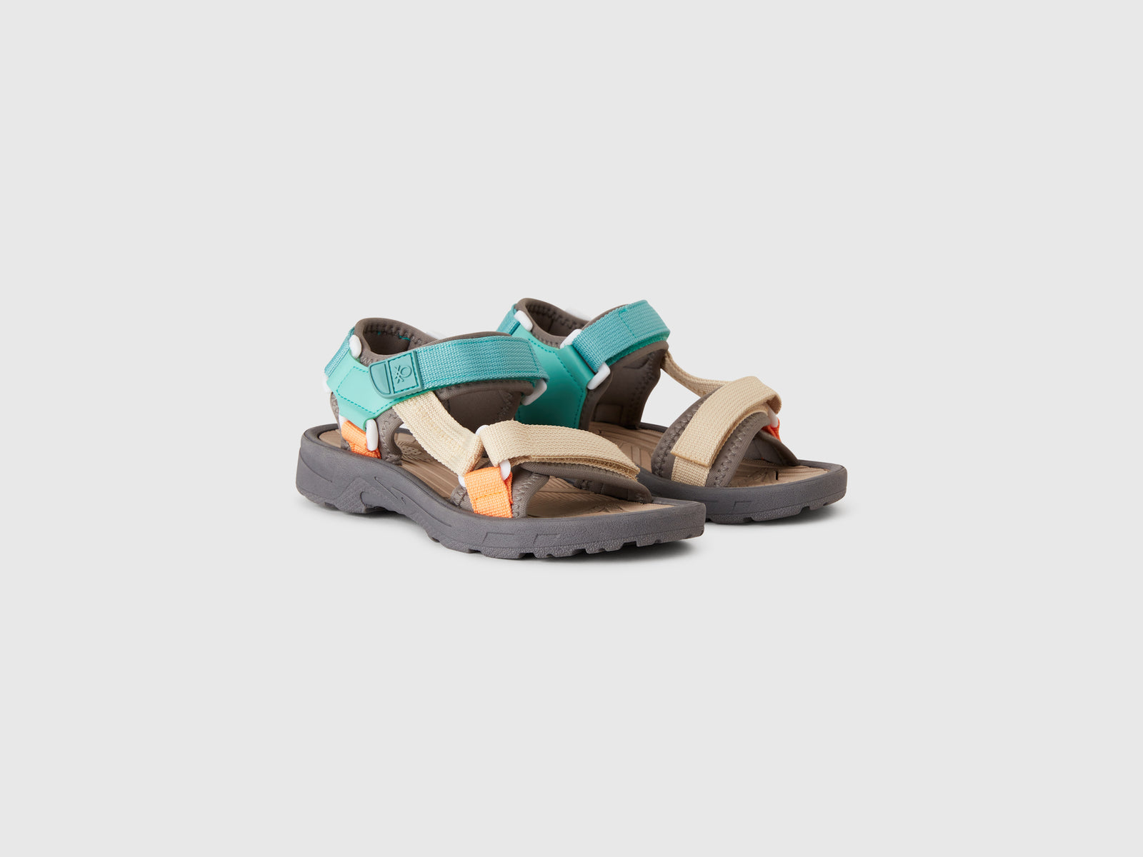 Sandali aperti da bambino grigio 3 | Benetton Outlet
