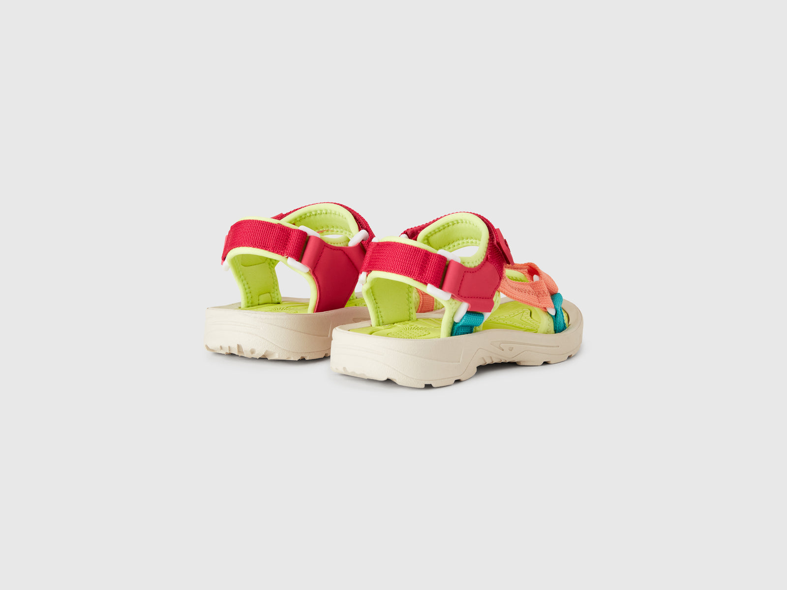 Sandali aperti da bambino lime 2 | Benetton Outlet