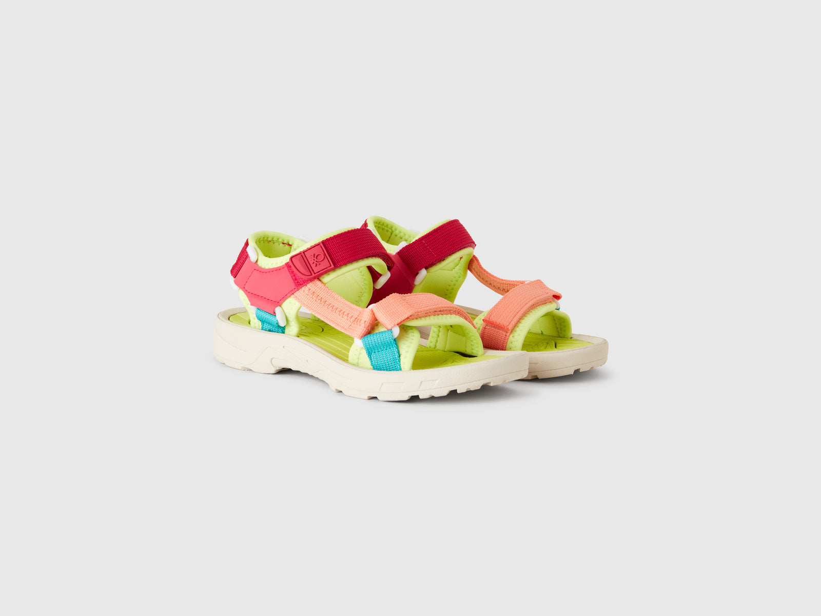 Sandali aperti da bambino lime 3 | Benetton Outlet