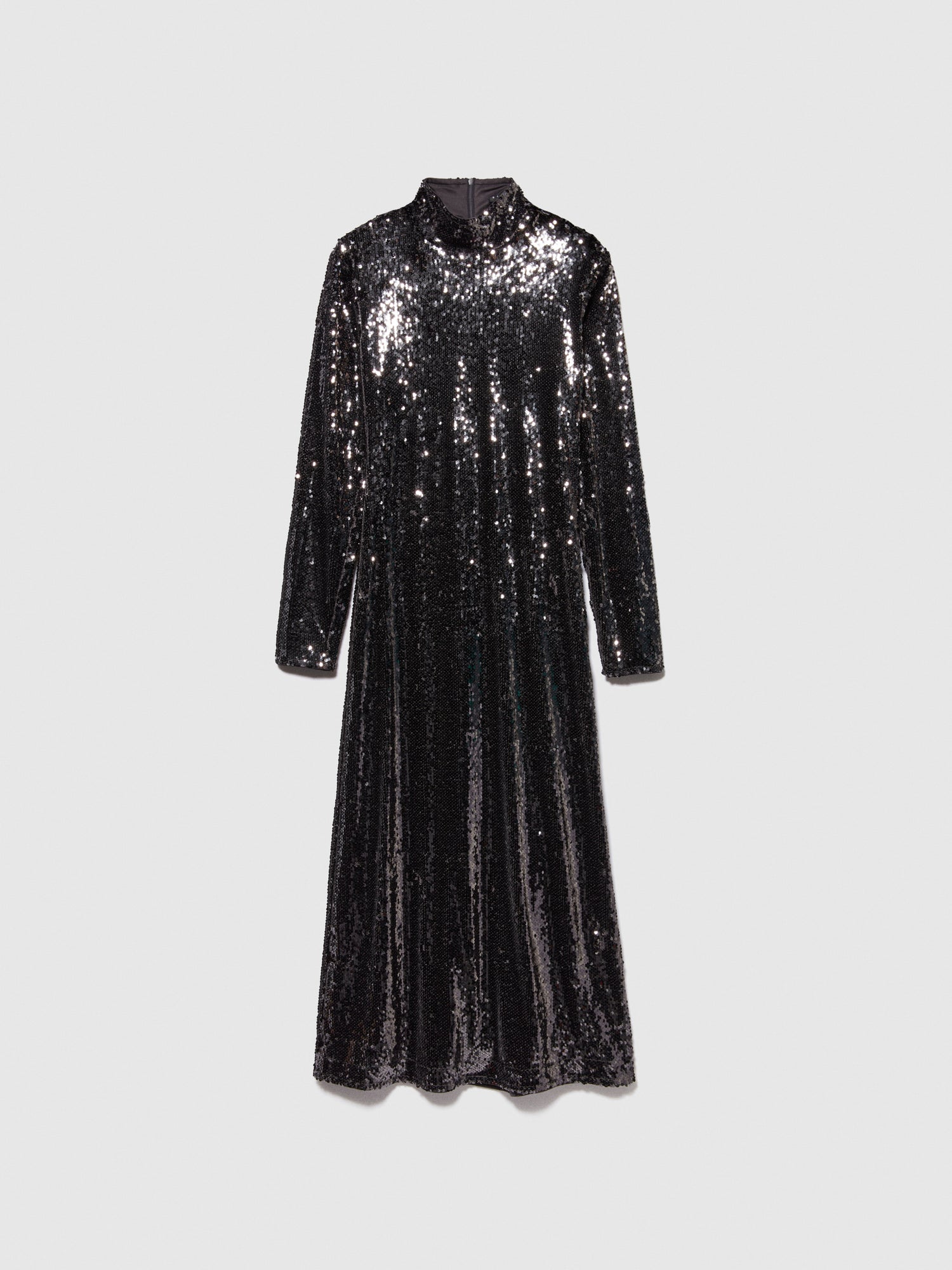 Vestito midi con paillettes da donna argento | Sisley Outlet