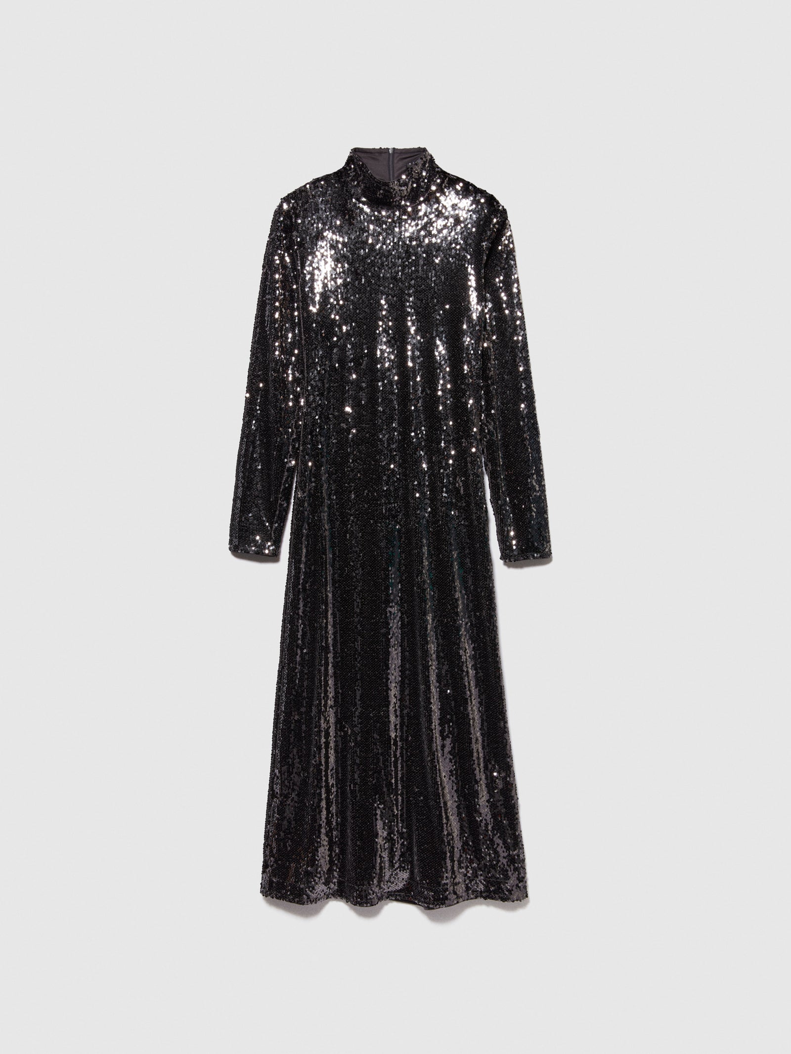 Vestito midi con paillettes da donna argento | Sisley Outlet
