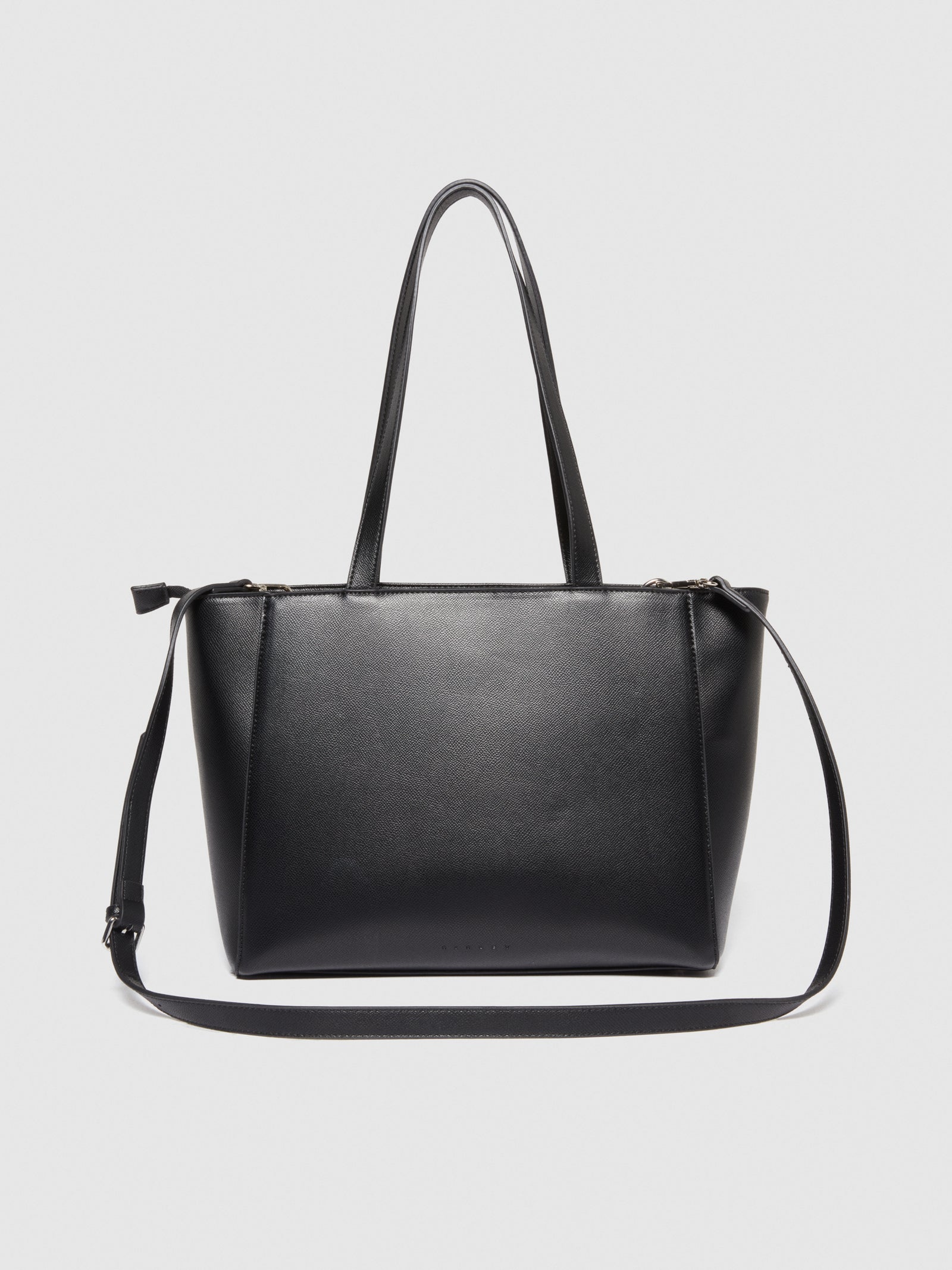 Borsa tote con tracolla da donna nero 2 | Sisley Outlet