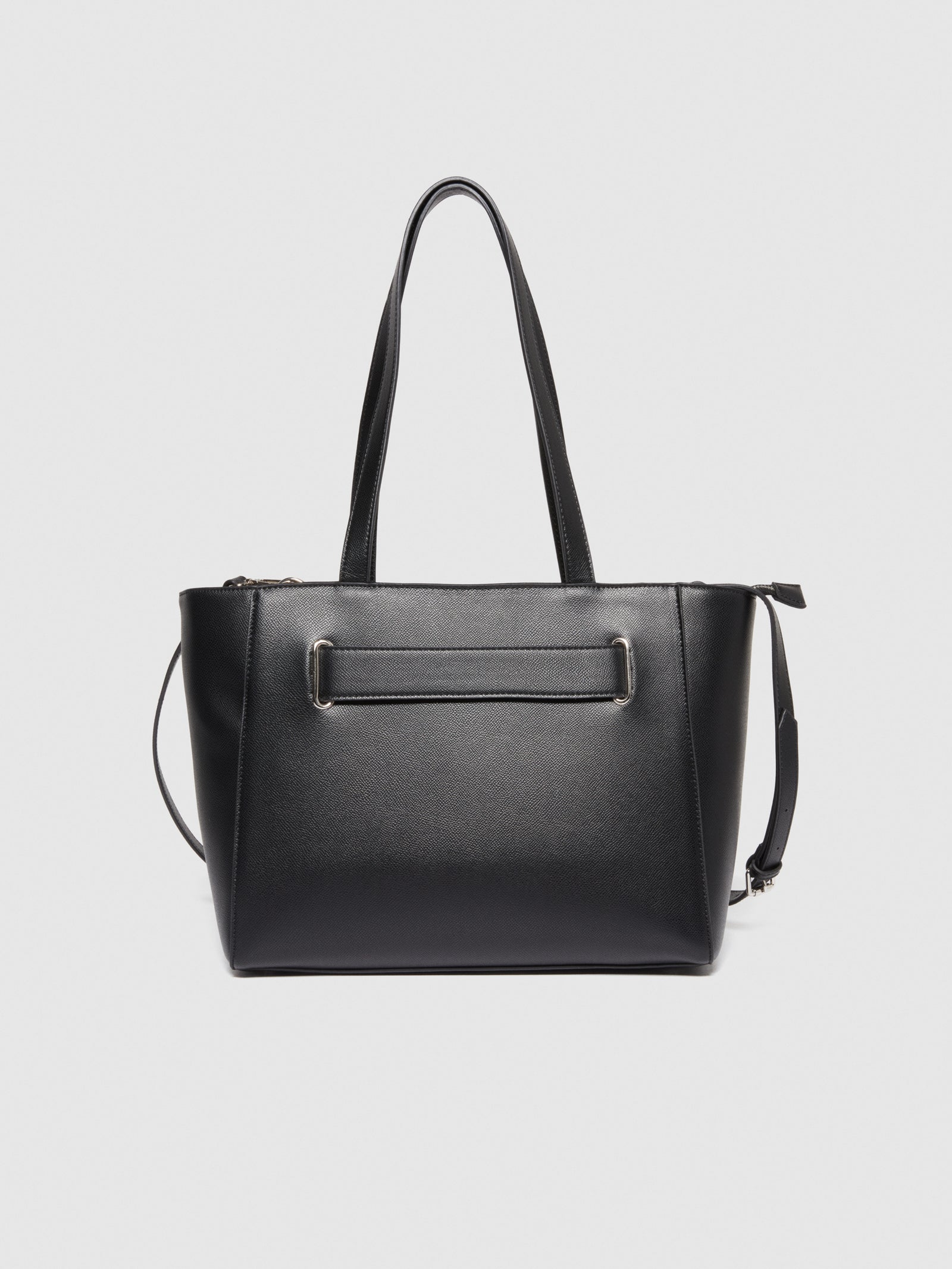 Borsa tote con tracolla da donna nero | Sisley Outlet