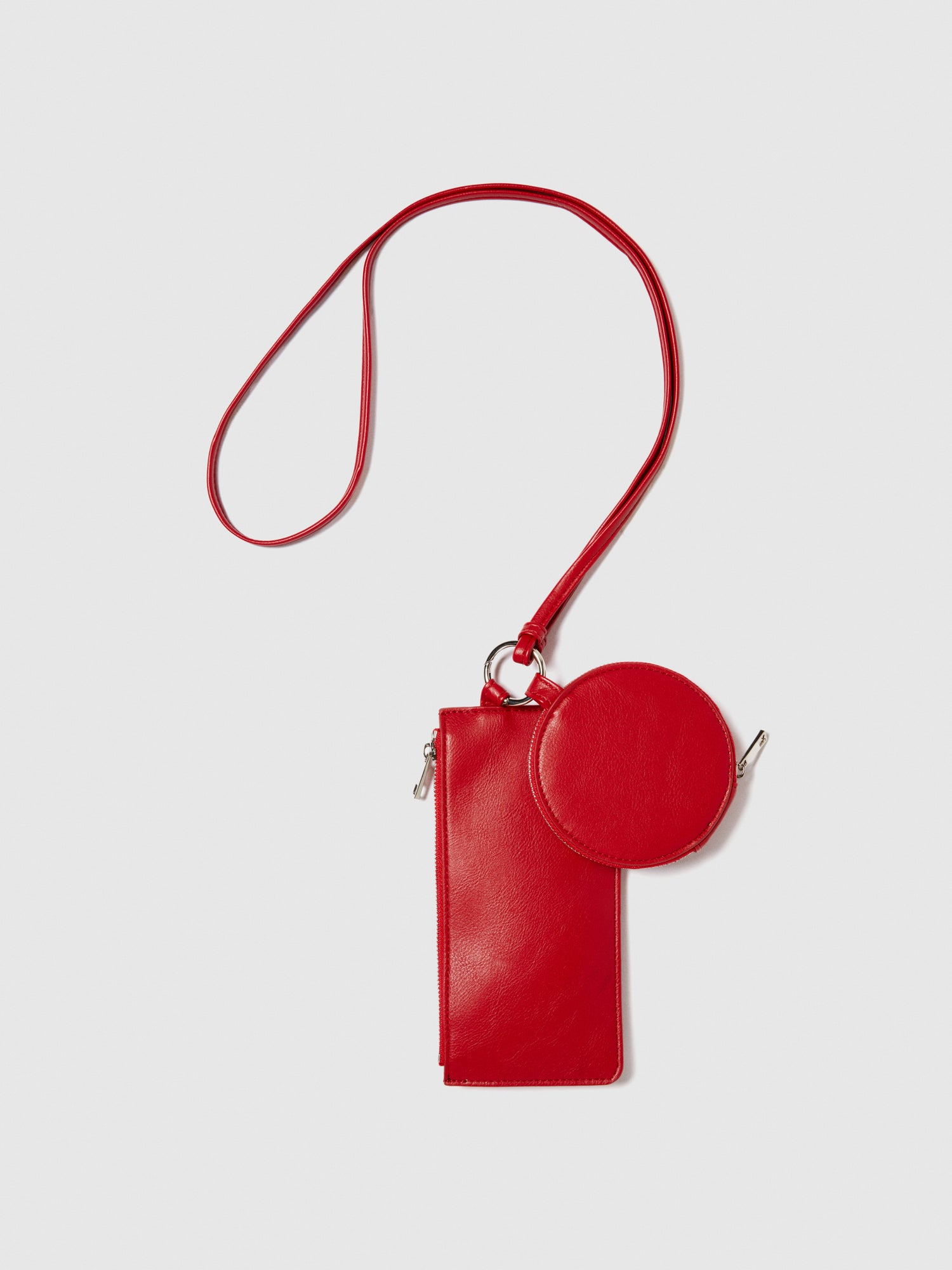 Porta cellulare con portamonete da donna rosso | Sisley Outlet