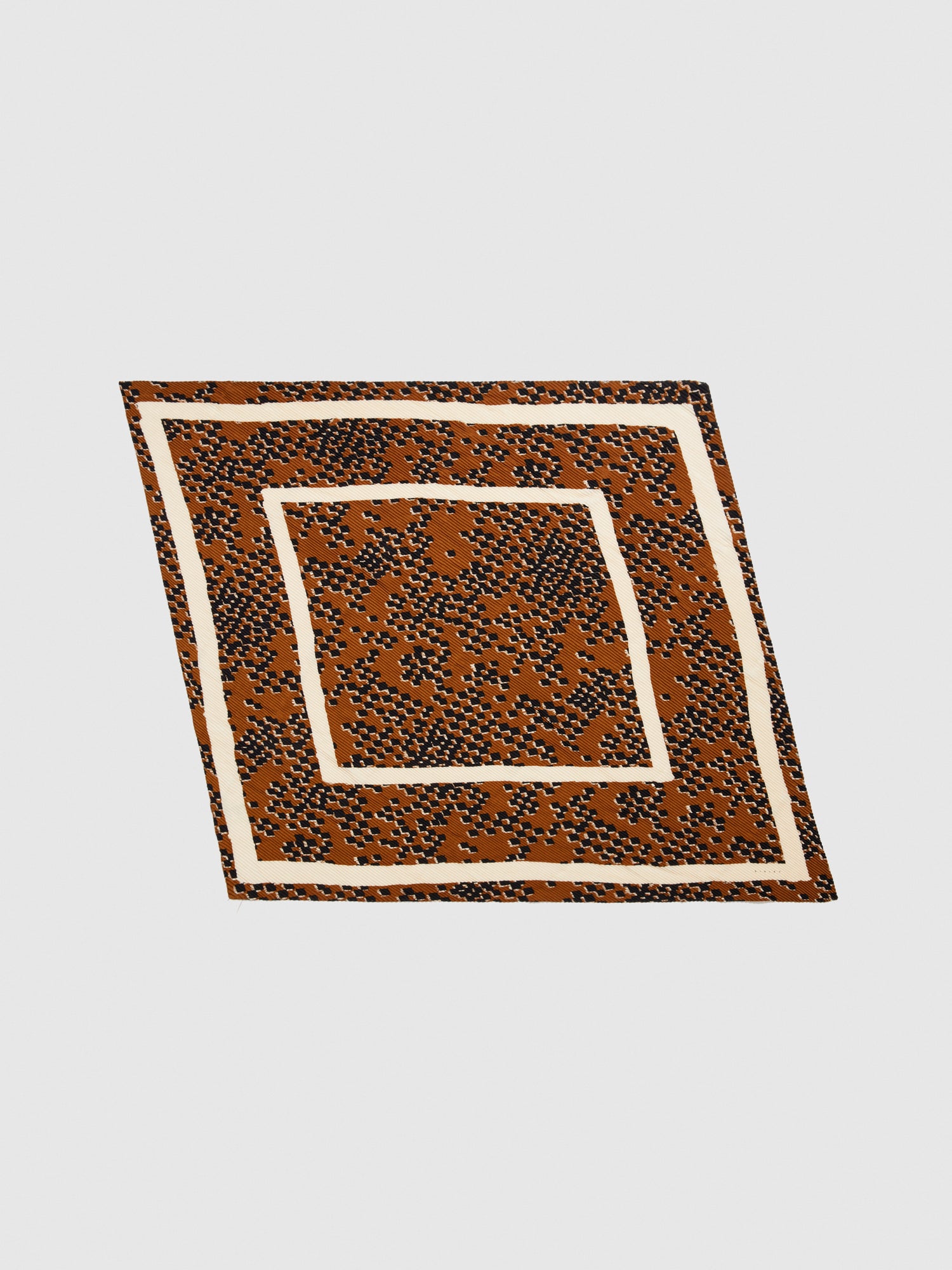 Foulard a rombo da donna cammello | Sisley Outlet