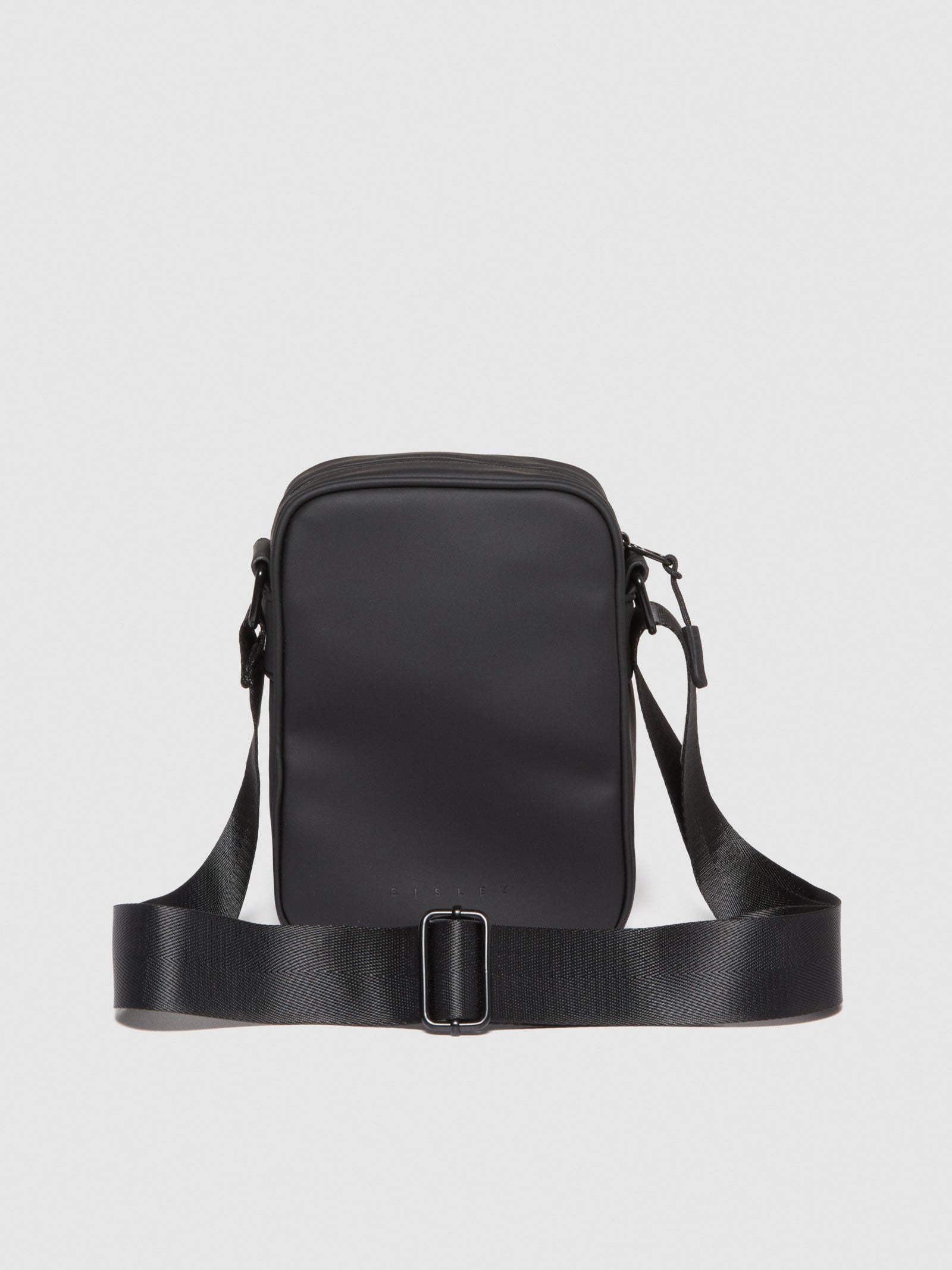 Tracolla tinta unita da uomo nero 2 | Sisley Outlet