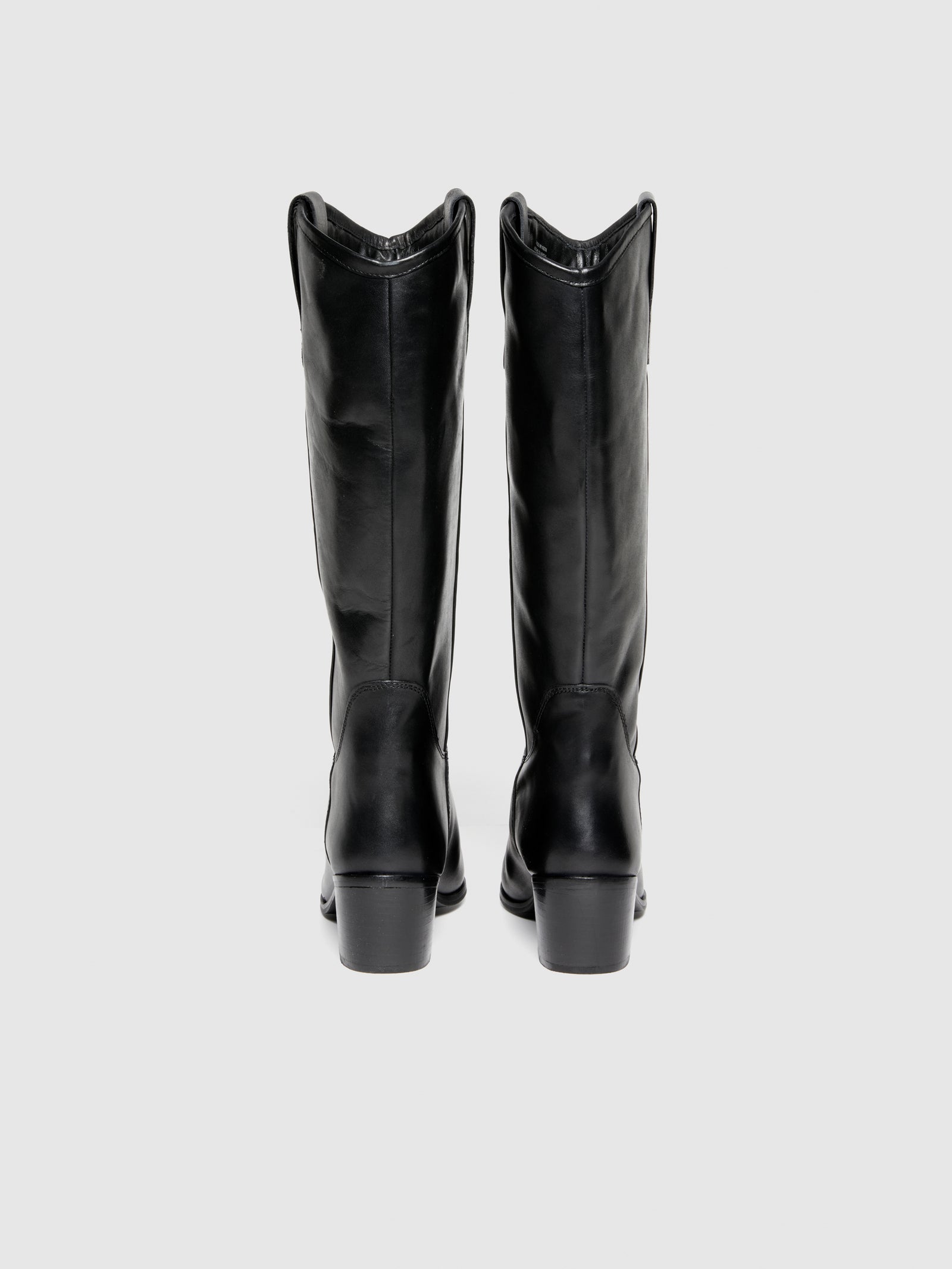 Campers de cuero da donna nero 2 | Sisley Outlet