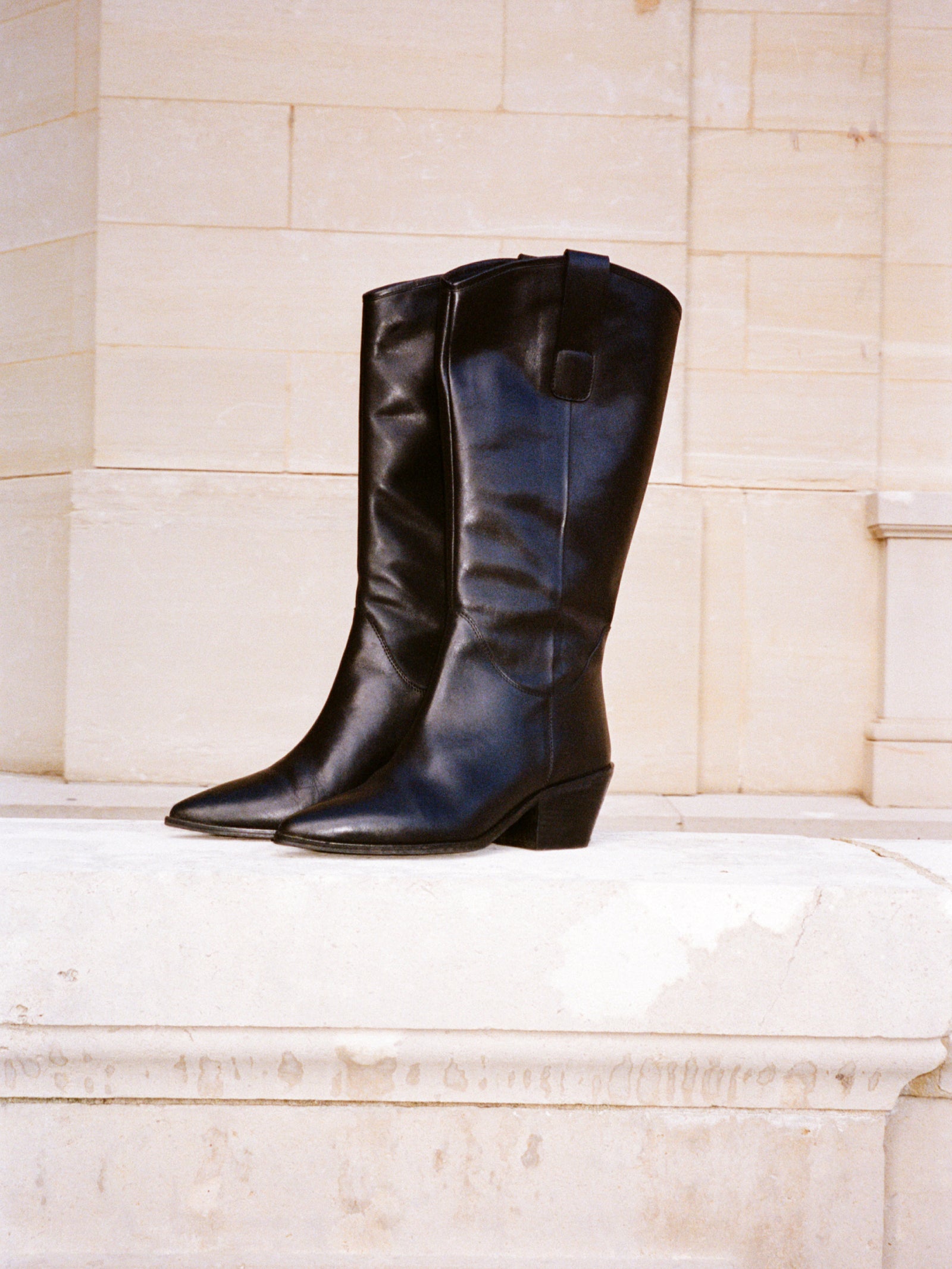 Campers de cuero da donna nero 3 | Sisley Outlet