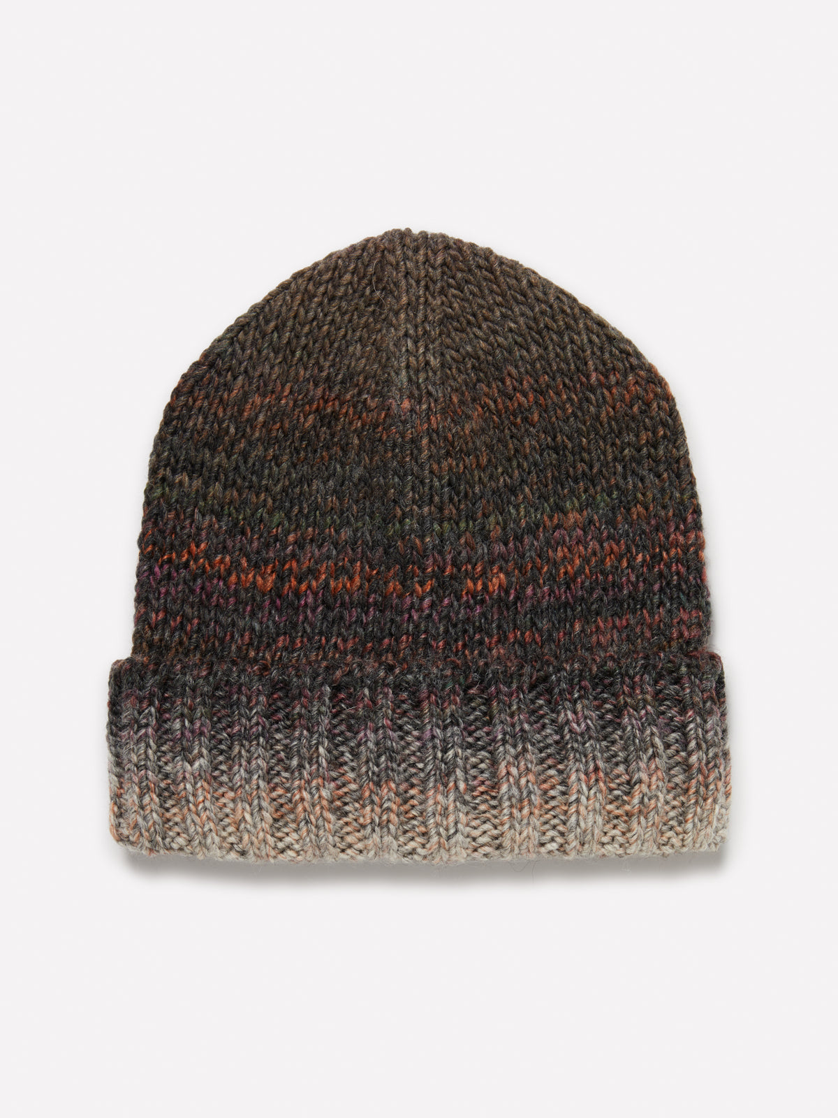 Shaded wool blend hat