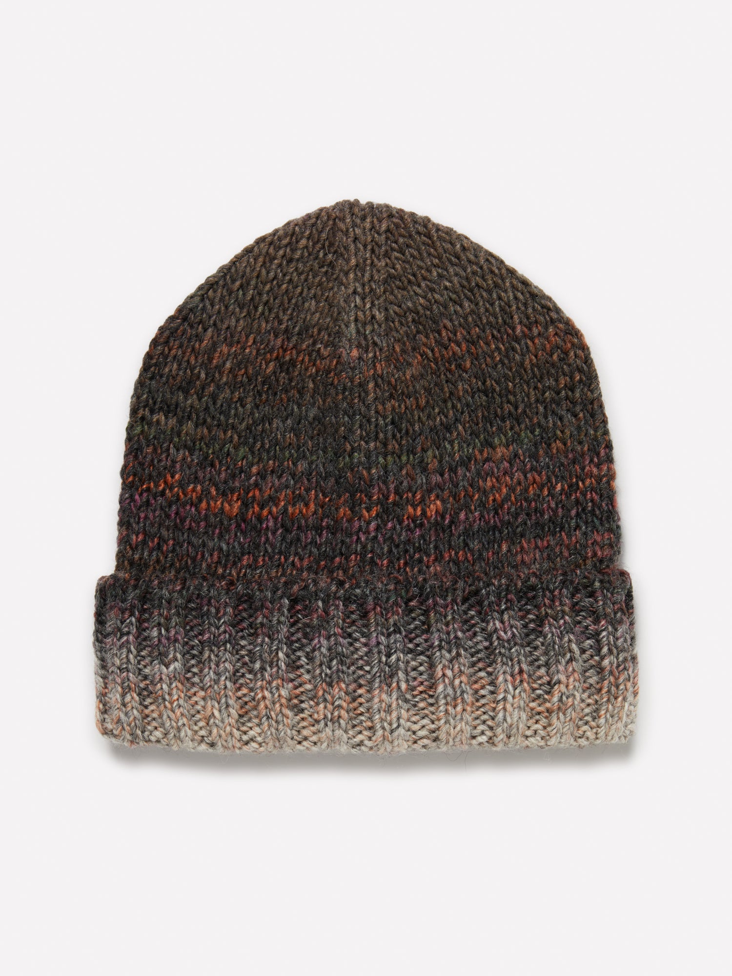 Berretto in misto lana sfumata da donna marrone | Sisley Outlet