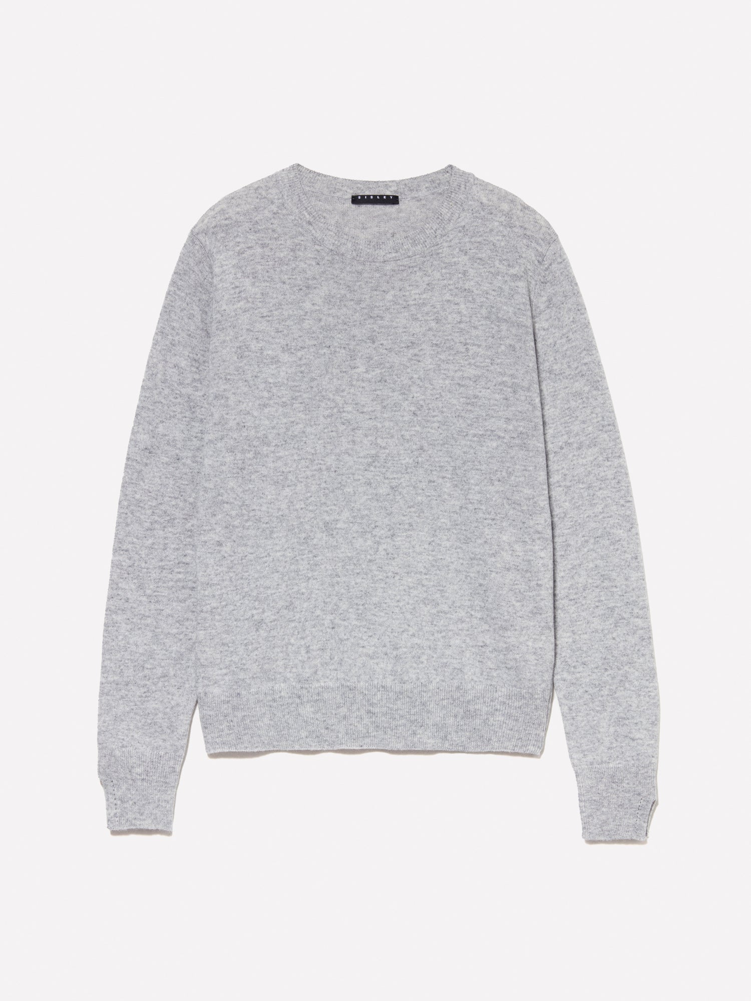 Maglia girocollo regular fit da donna grigio | Sisley Outlet