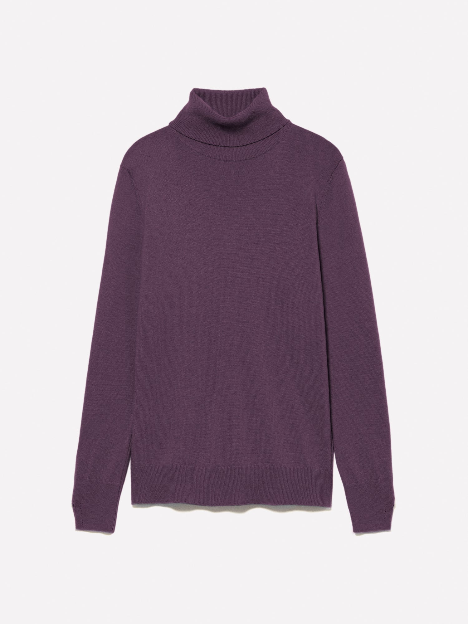 Maglia dolcevita regular fit da donna prugna | Sisley Outlet