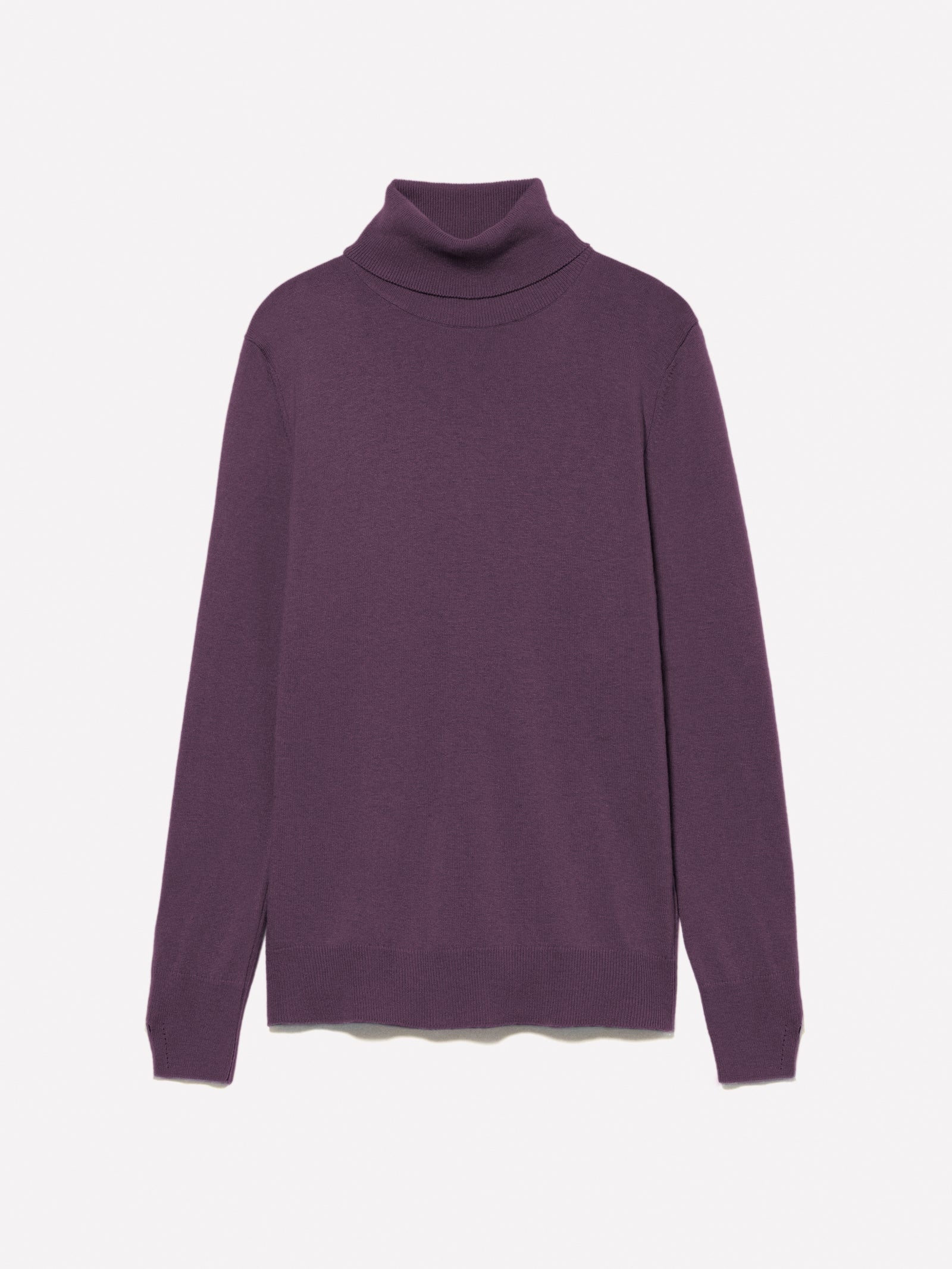 Maglia dolcevita regular fit da donna prugna | Sisley Outlet