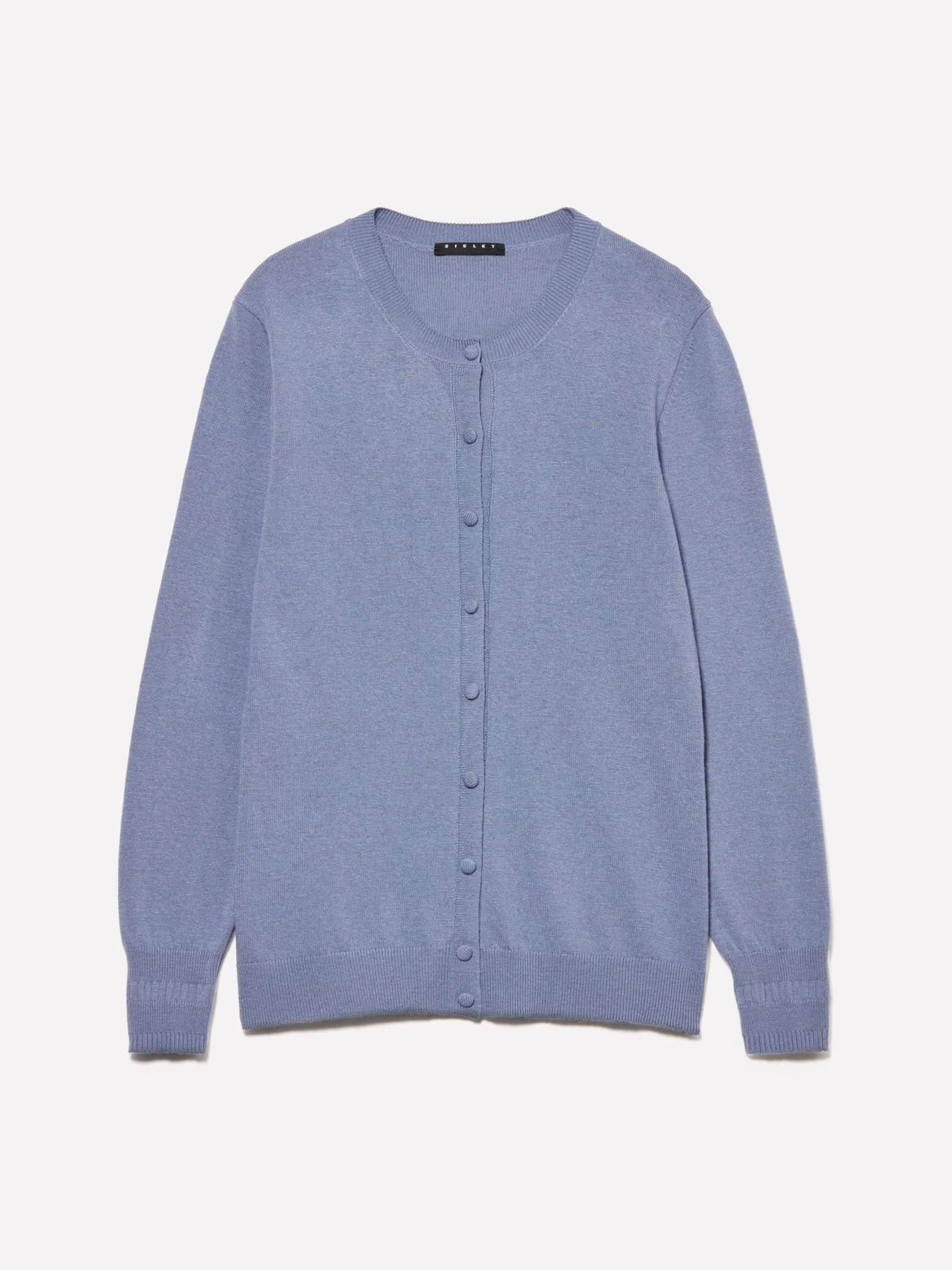 Cardigan in maglia da donna blu | Sisley Outlet