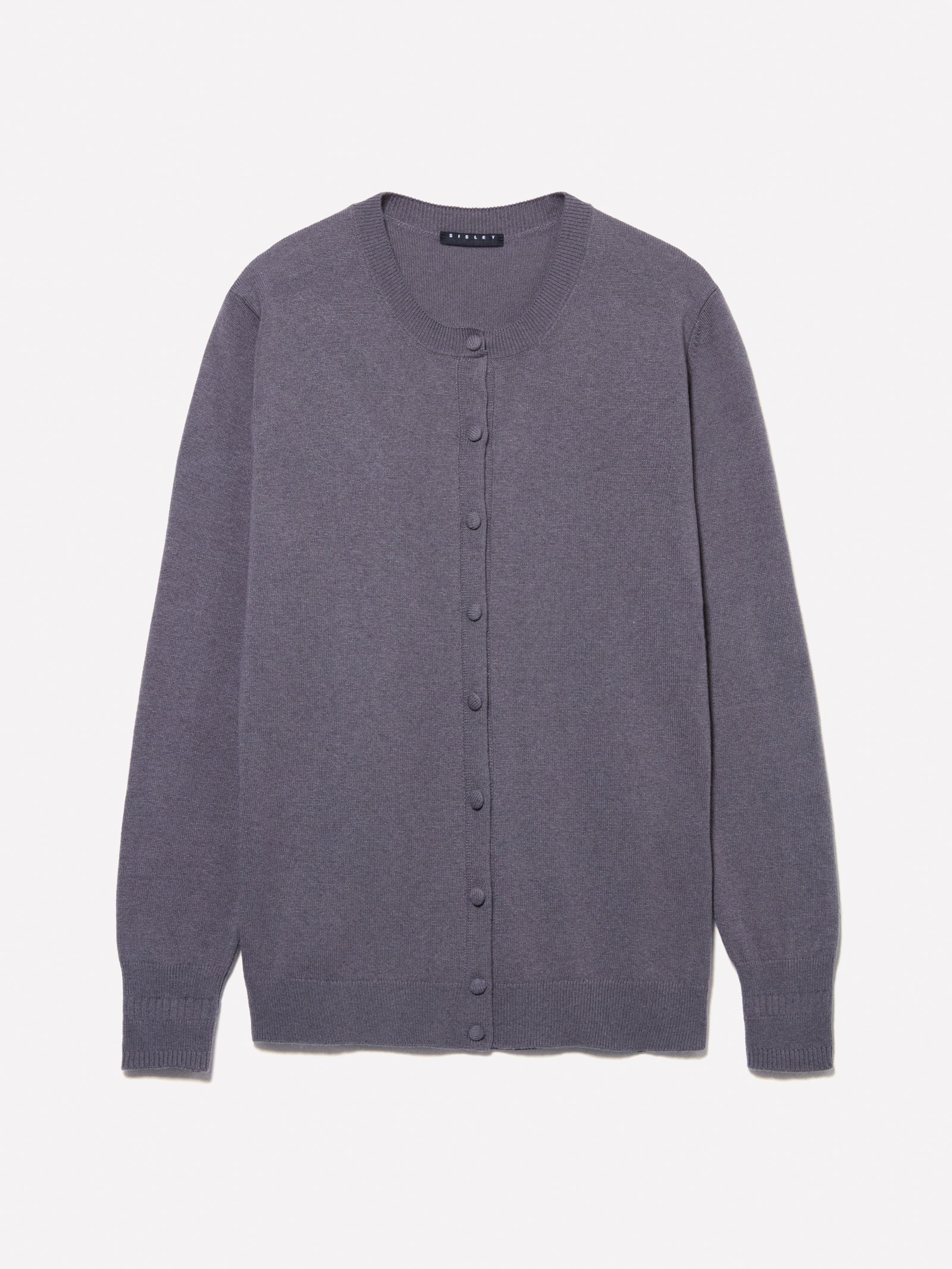 Cardigan in maglia da donna grigio scuro | Sisley Outlet