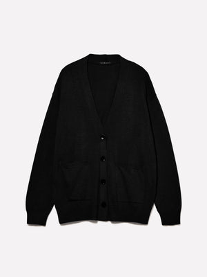 Cardigan con spacchi