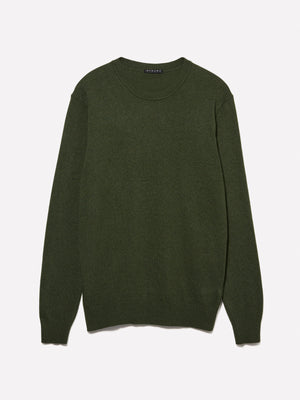 Maglia girocollo regular fit verde