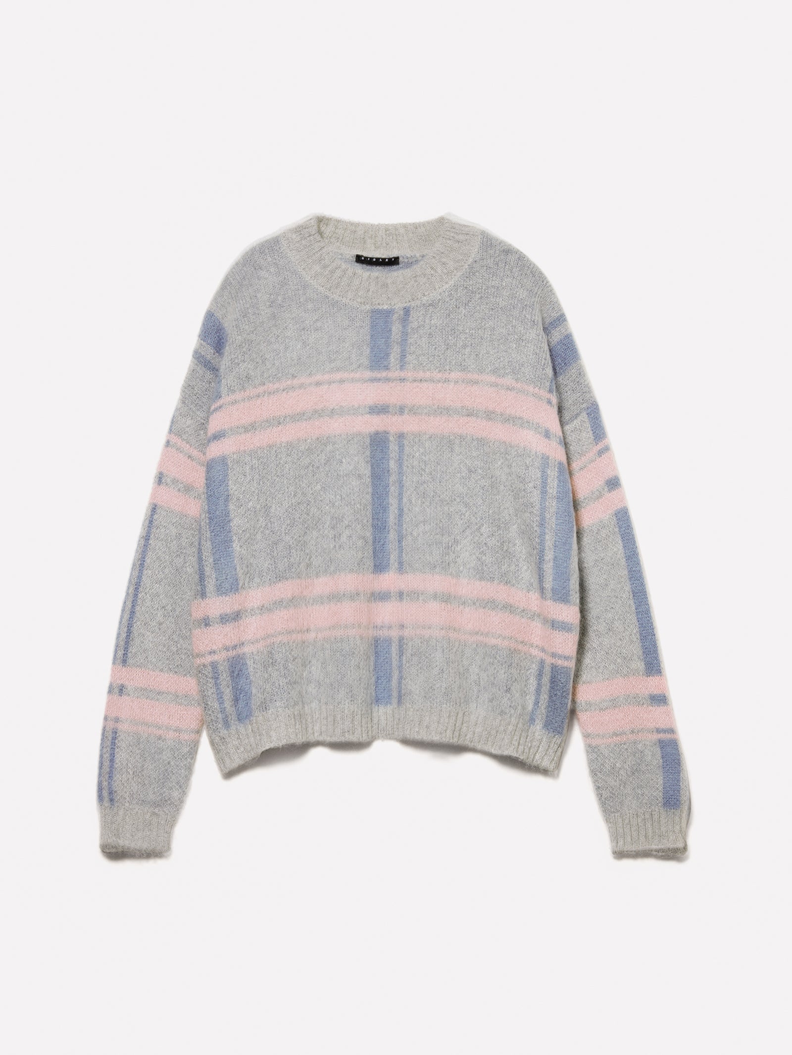 Magliao con motivo a righe da donna grigio chiaro | Sisley Outlet
