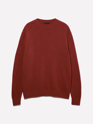 Maglia girocollo in misto lana
