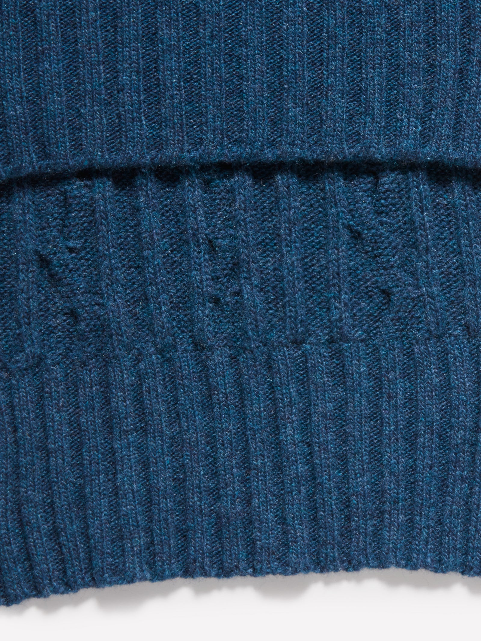 Sciarpa in maglia di misto lana da uomo blu 2 | Sisley Outlet