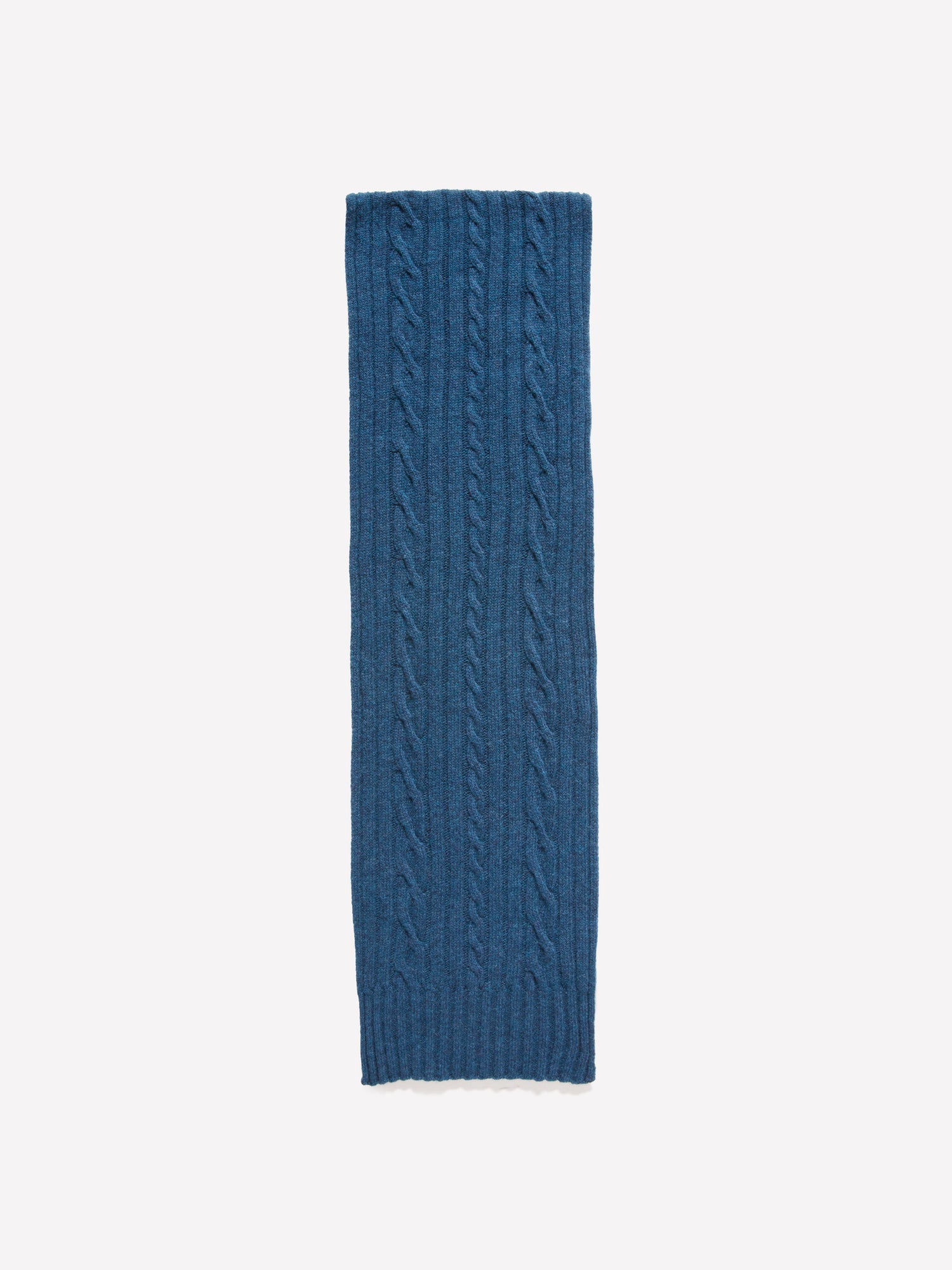 Sciarpa in maglia di misto lana da uomo blu | Sisley Outlet