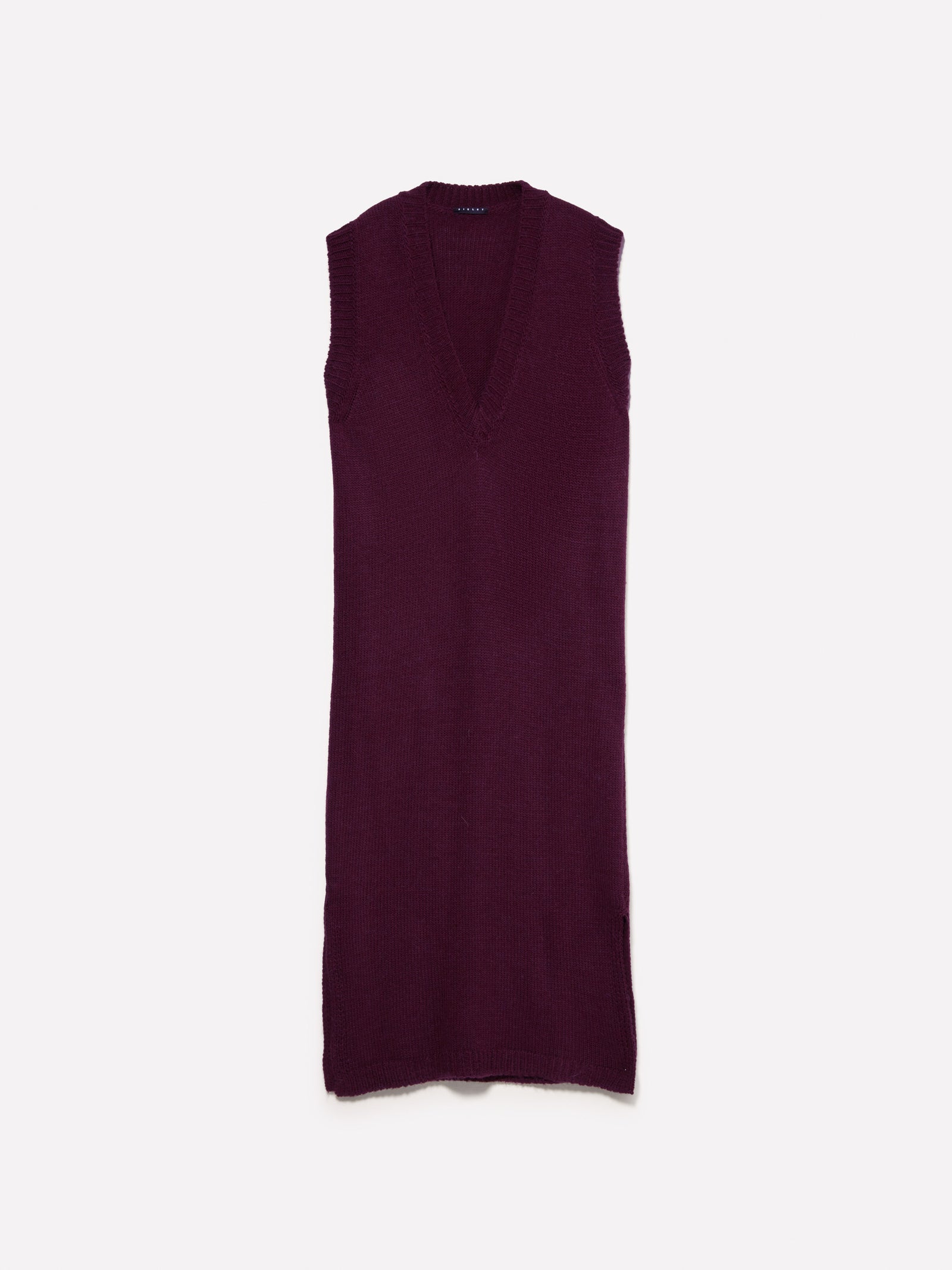 Vestito gilet in maglia da donna prugna | Sisley Outlet