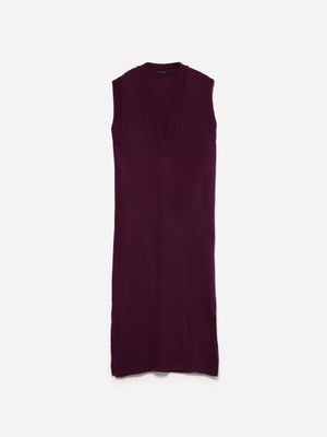 Vestito gilet in maglia