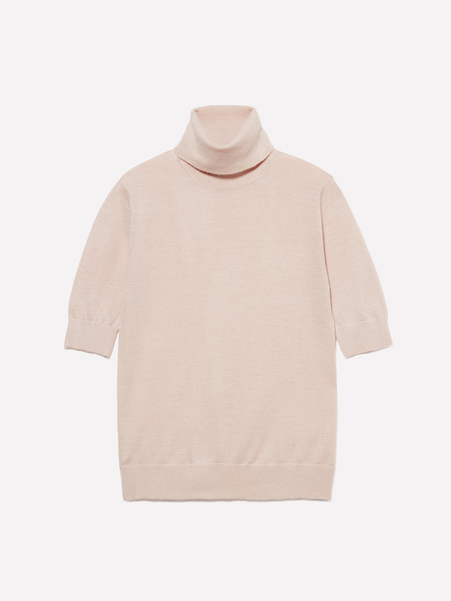 Dolcevita a maniche corte da donna beige | Sisley Outlet