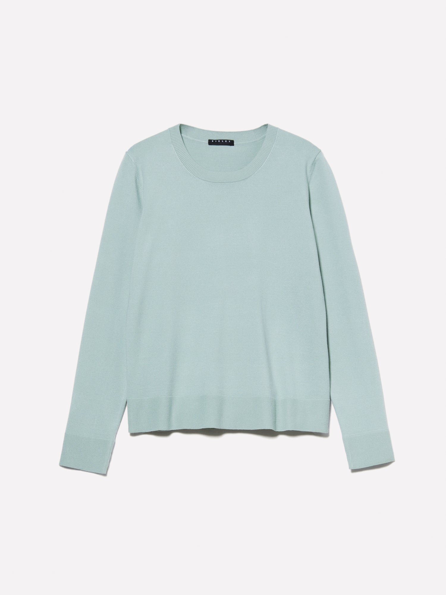 Maglia girocollo da donna verde chiaro | Sisley Outlet