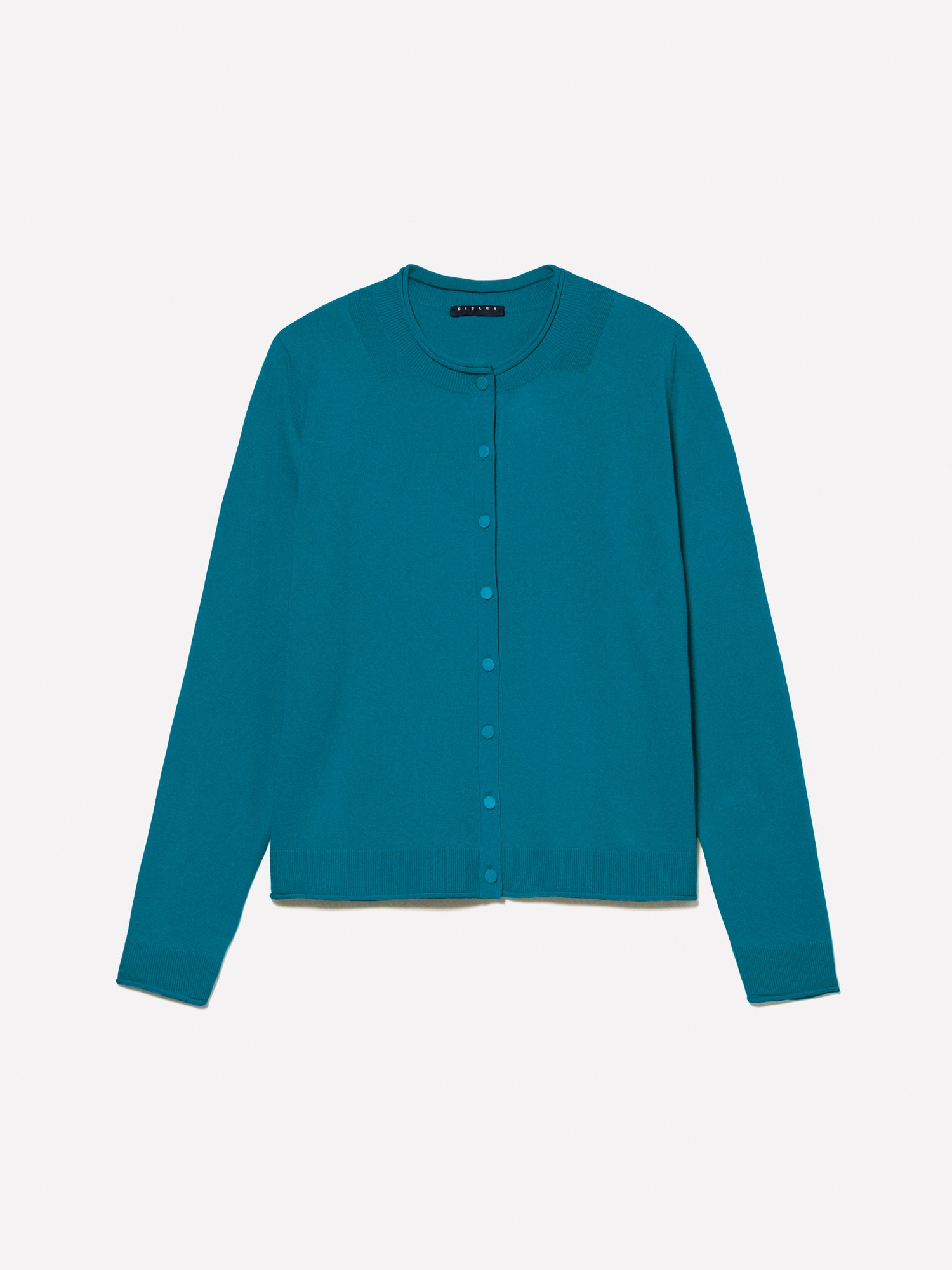 Cardigan regular fit da donna verde ottanio | Sisley Outlet