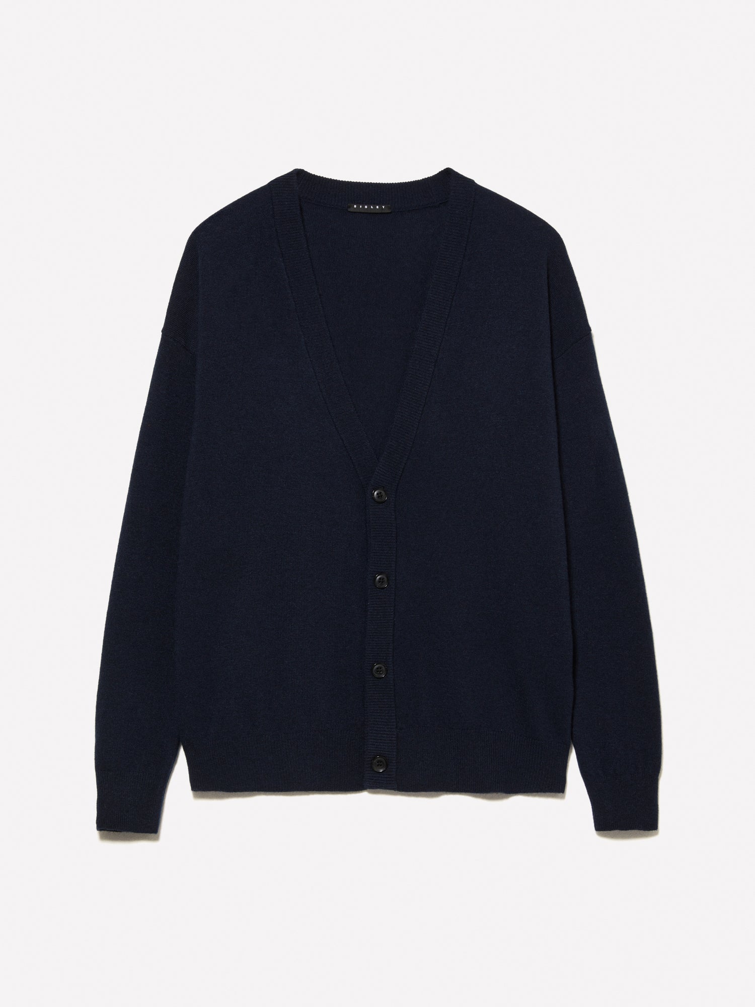 Cardigan regular fit da uomo blu scuro | Sisley Outlet