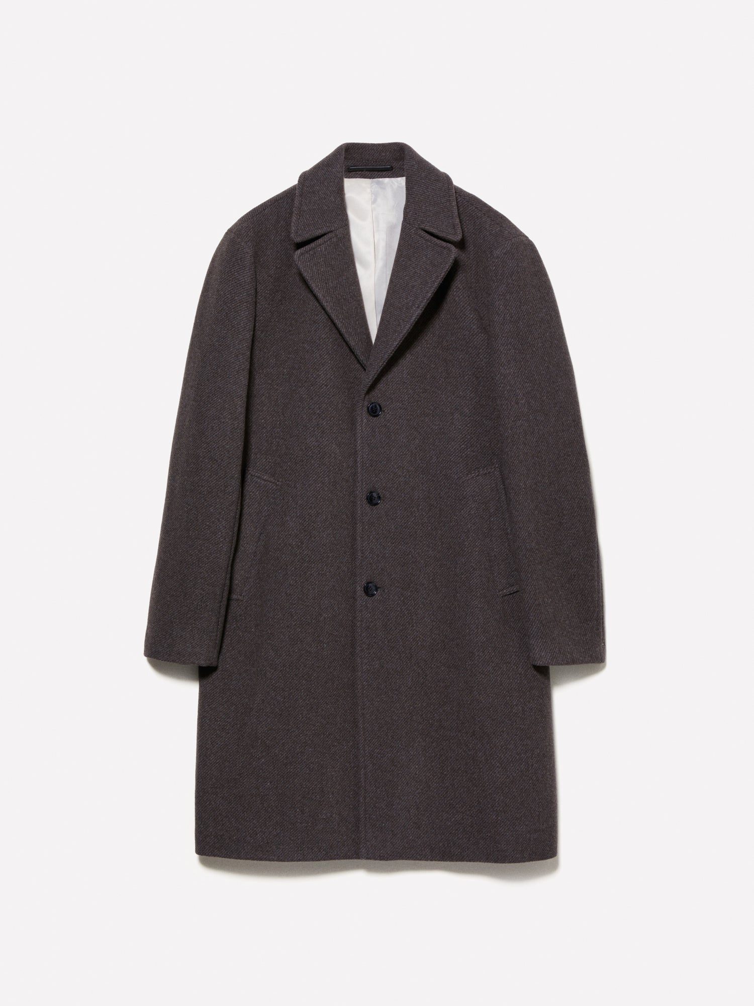 Cappotto monopetto da uomo marrone | Sisley Outlet