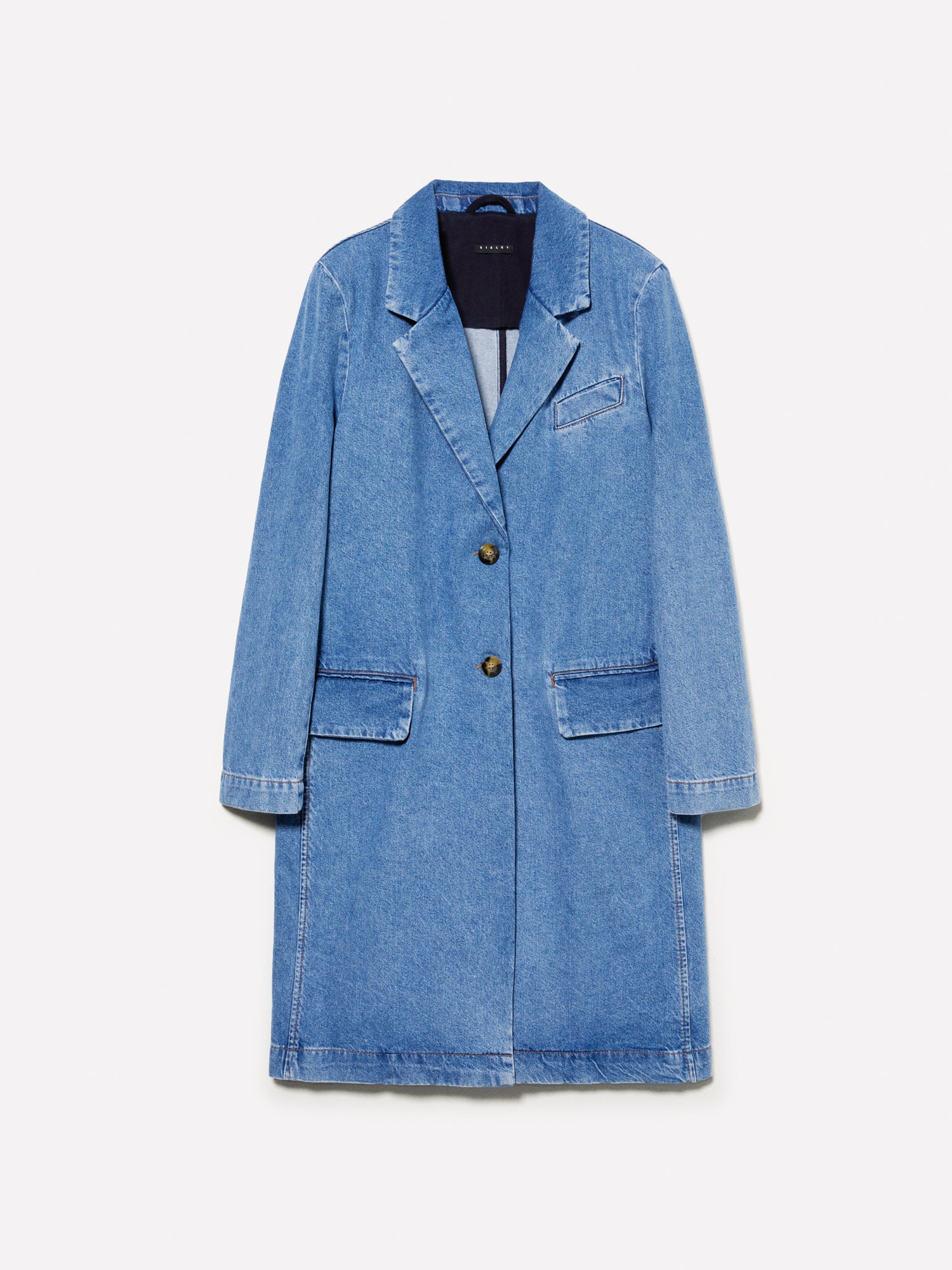 Trench di jeans da donna blu | Sisley Outlet