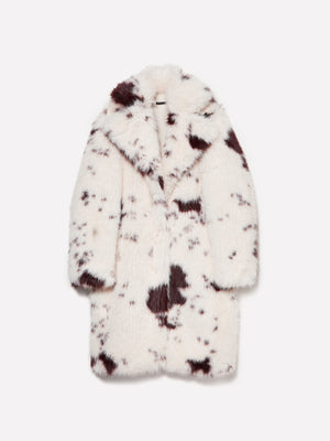 Pelliccia sintetica animal print