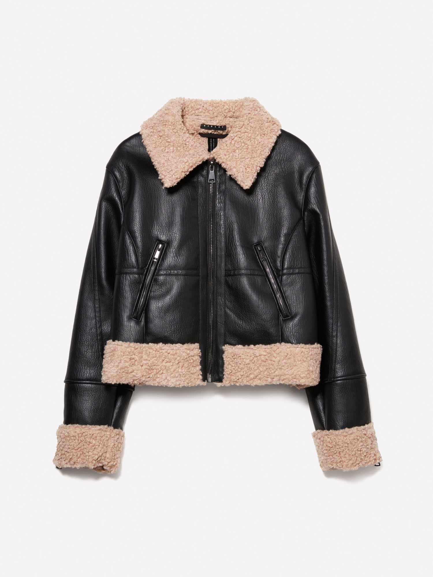 Giubbotto aviator da donna marrone | Sisley Outlet
