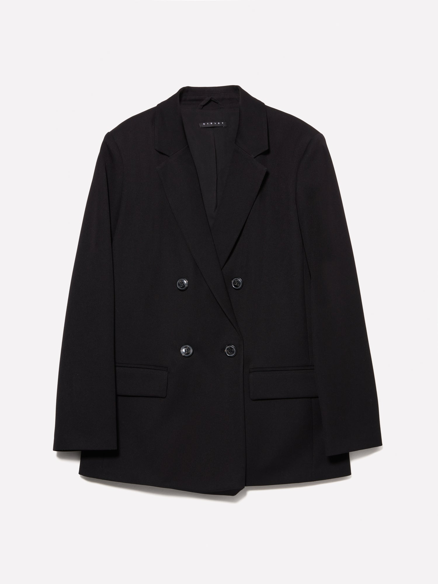 Blazer doppiopetto da donna nero | Sisley Outlet