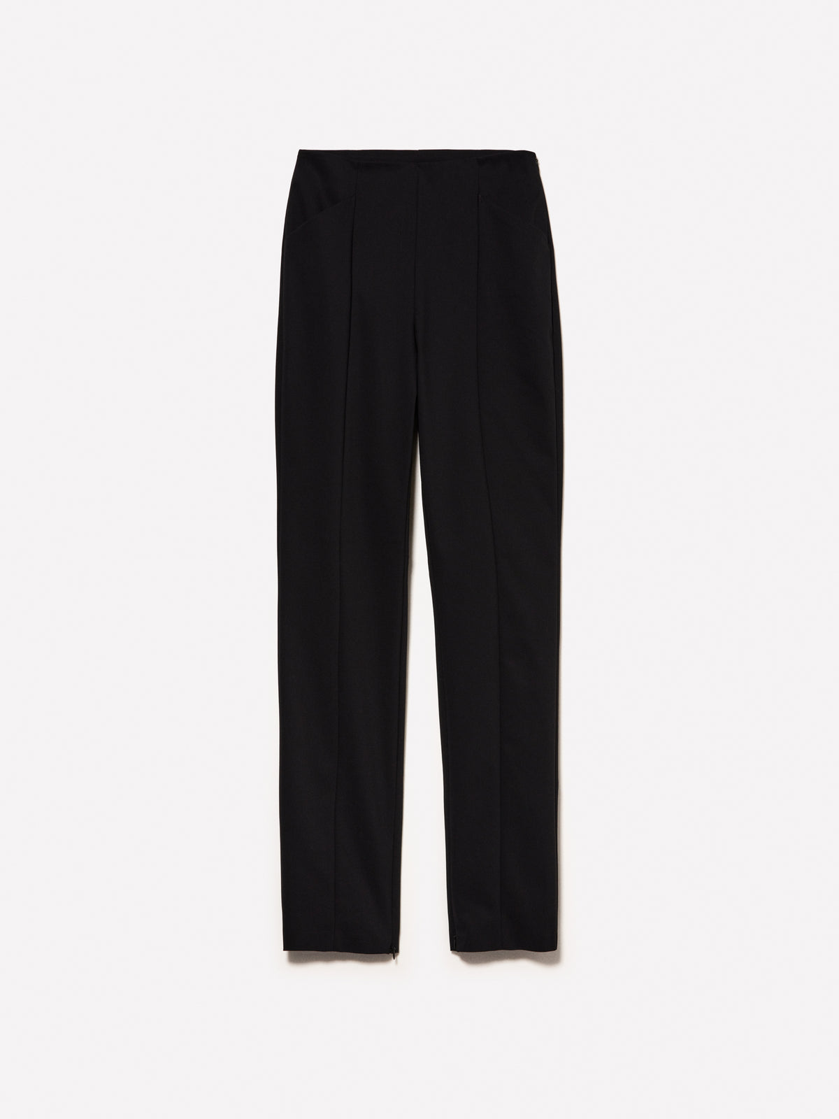 Pantaloni slim fit a vita alta